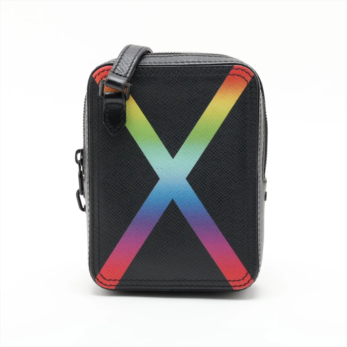 Taiga Rainbow Danube Messenger Bag M30332 CA1169 Black x Multicolor (RFID responsive) — view 2