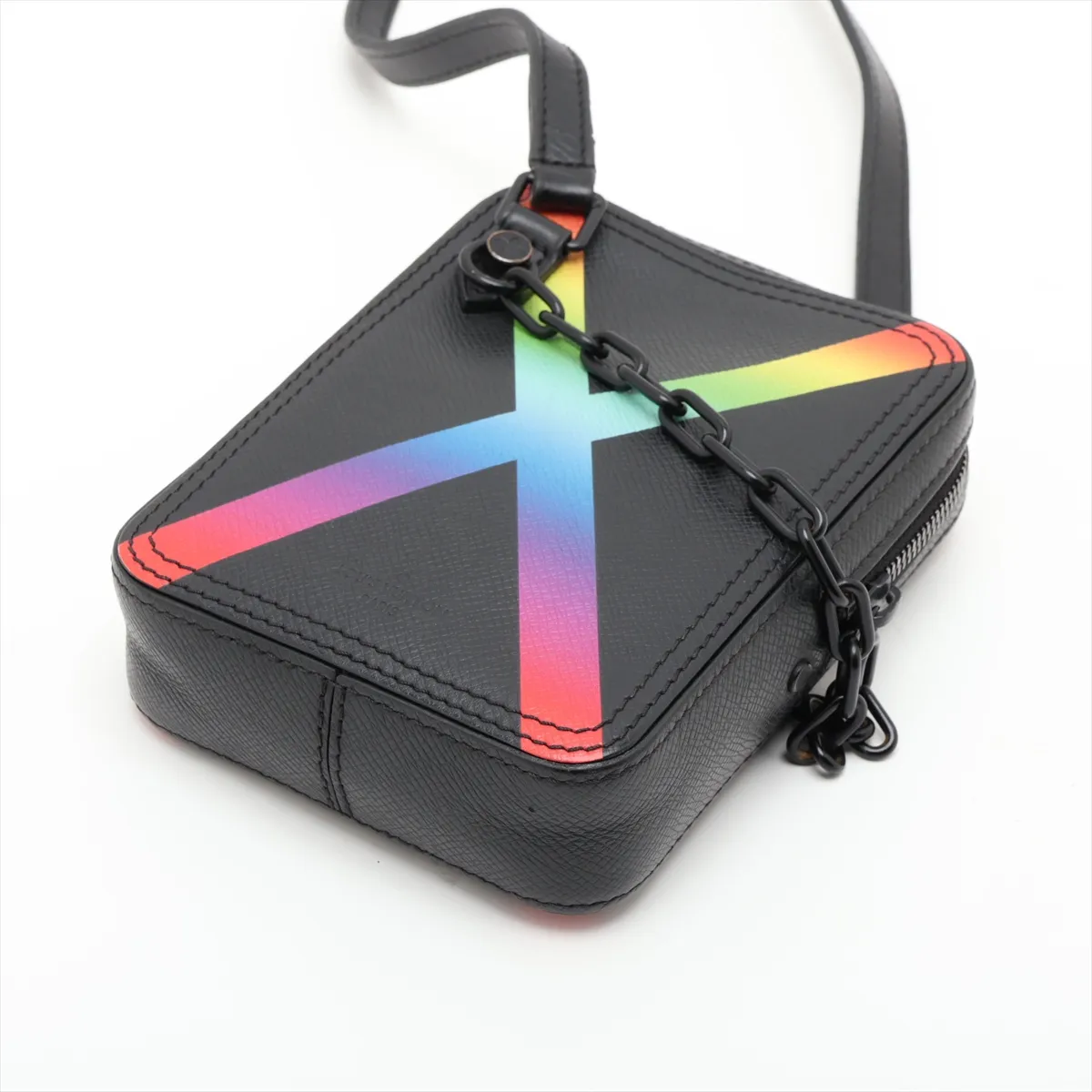 Taiga Rainbow Danube Messenger Bag M30332 CA1169 Black x Multicolor (RFID responsive) — view 3
