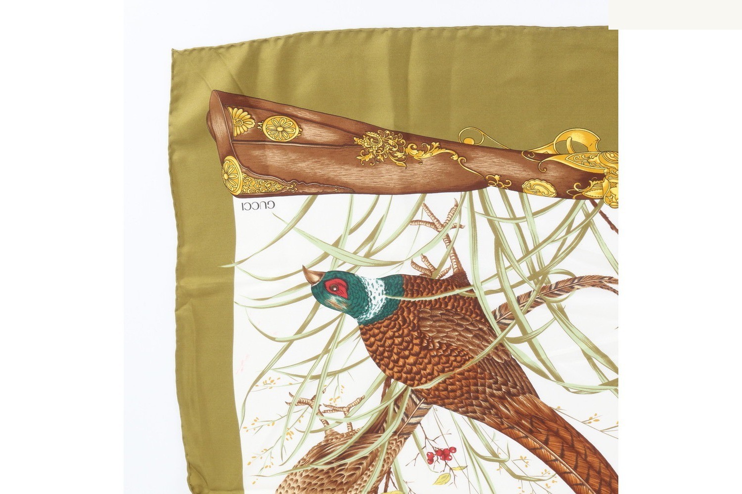 100% Silk Scarf with Tag — view 5