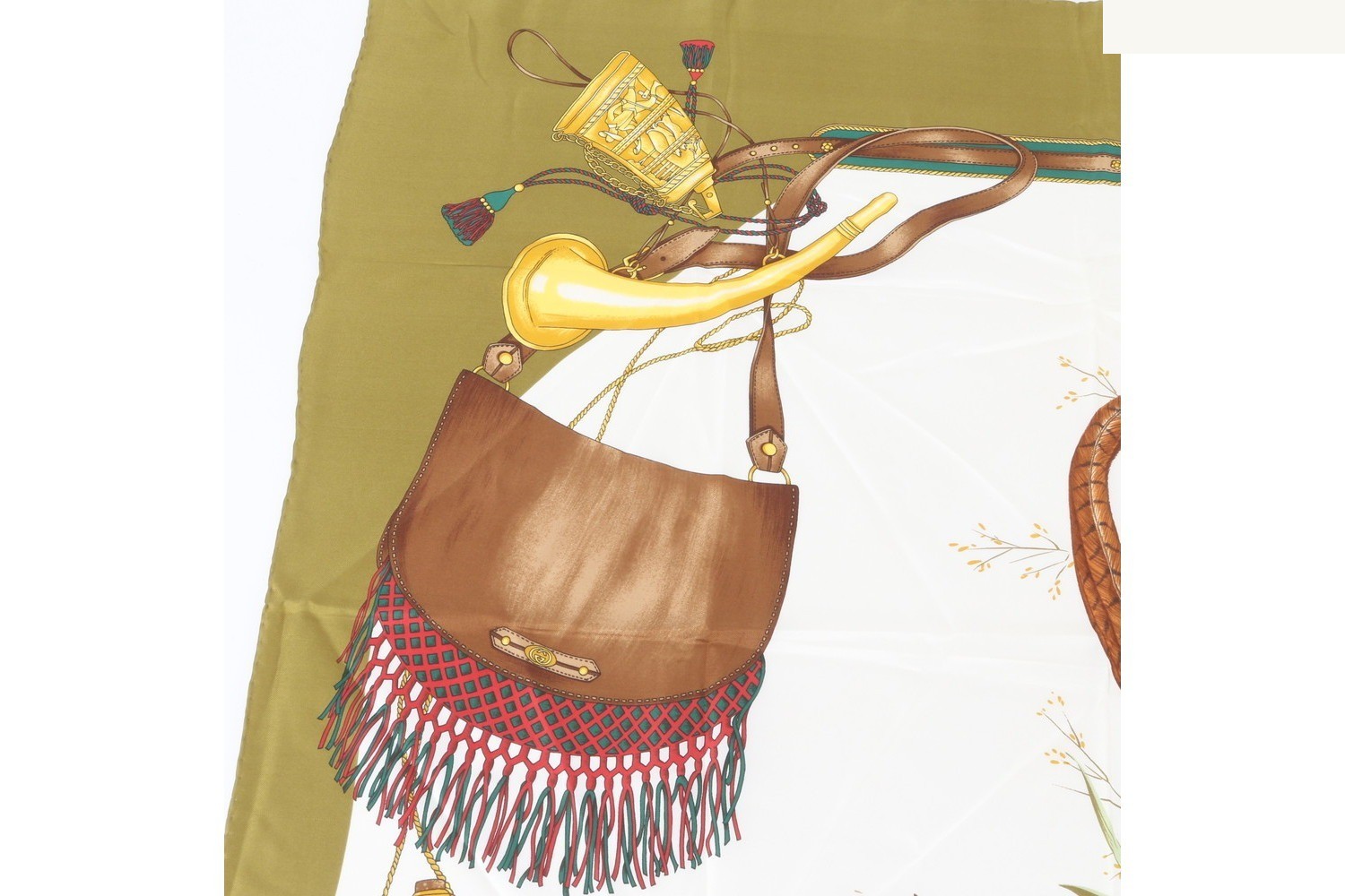 100% Silk Scarf with Tag — view 6