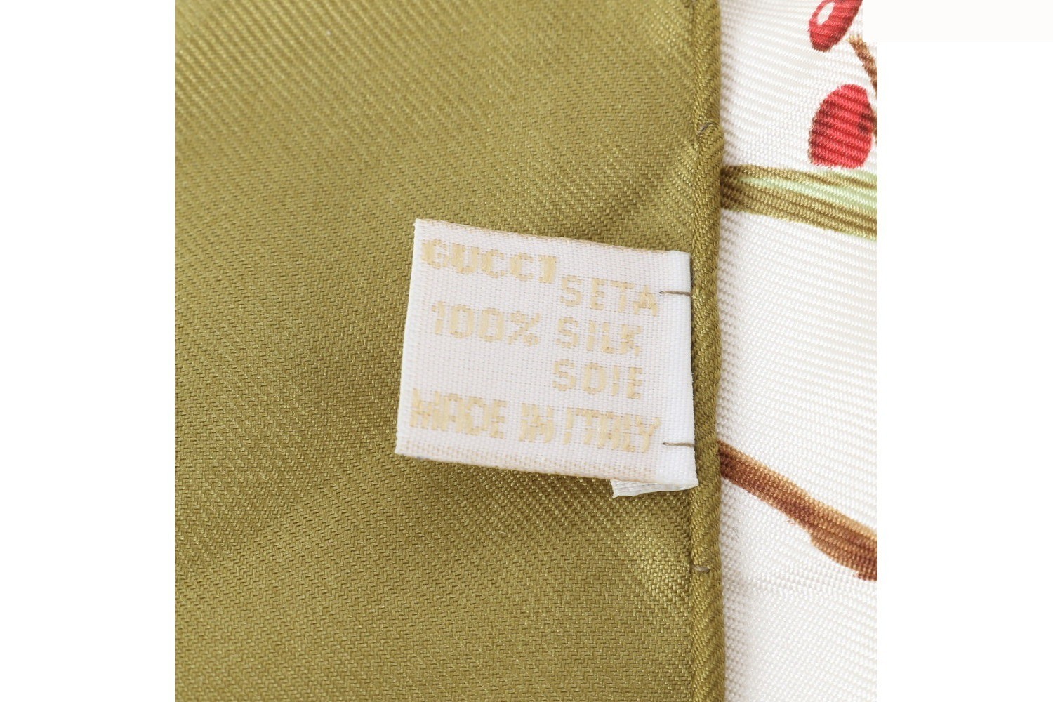 100% Silk Scarf with Tag — view 9