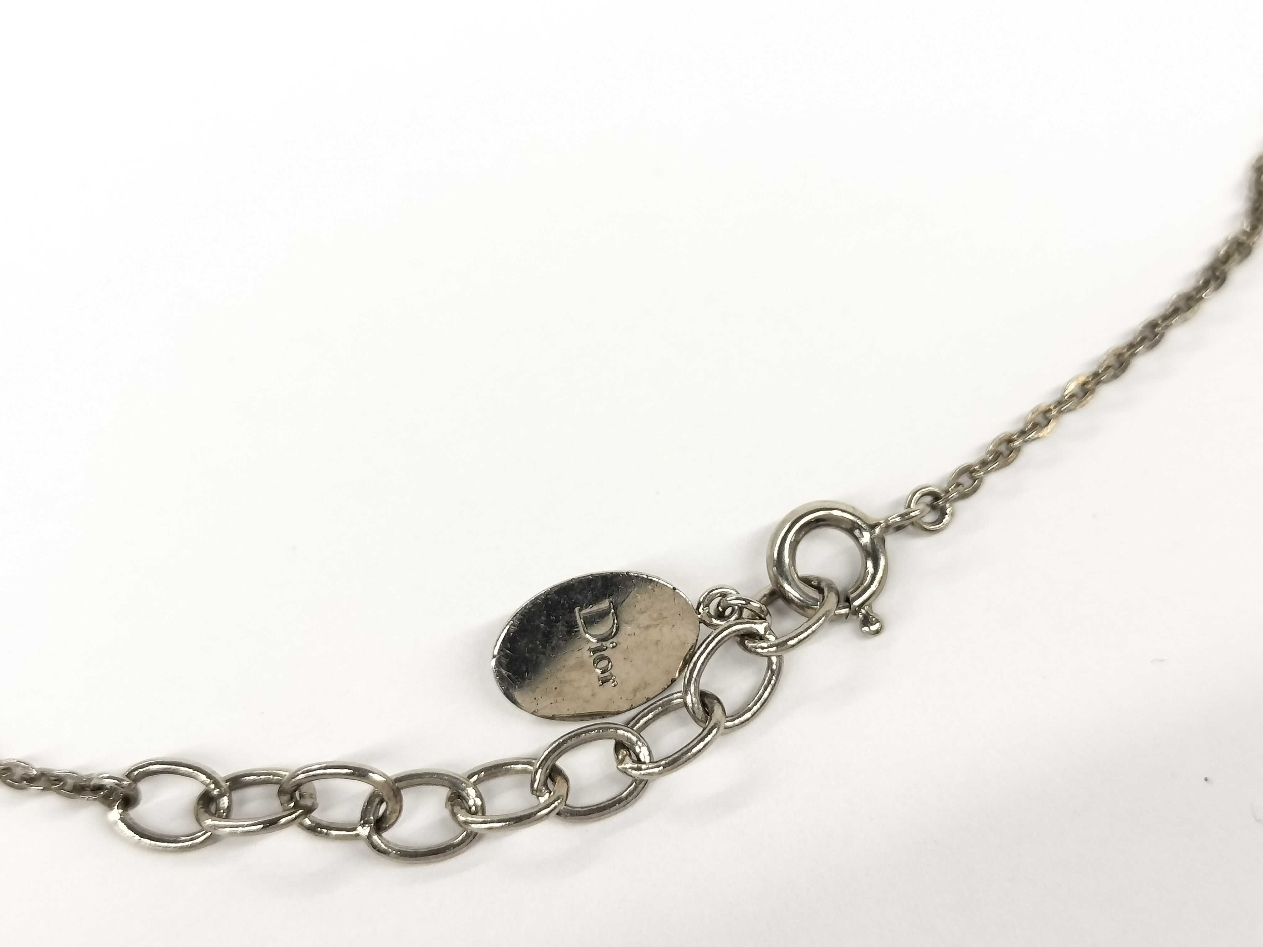 CD Rhinestone Necklace — view 5