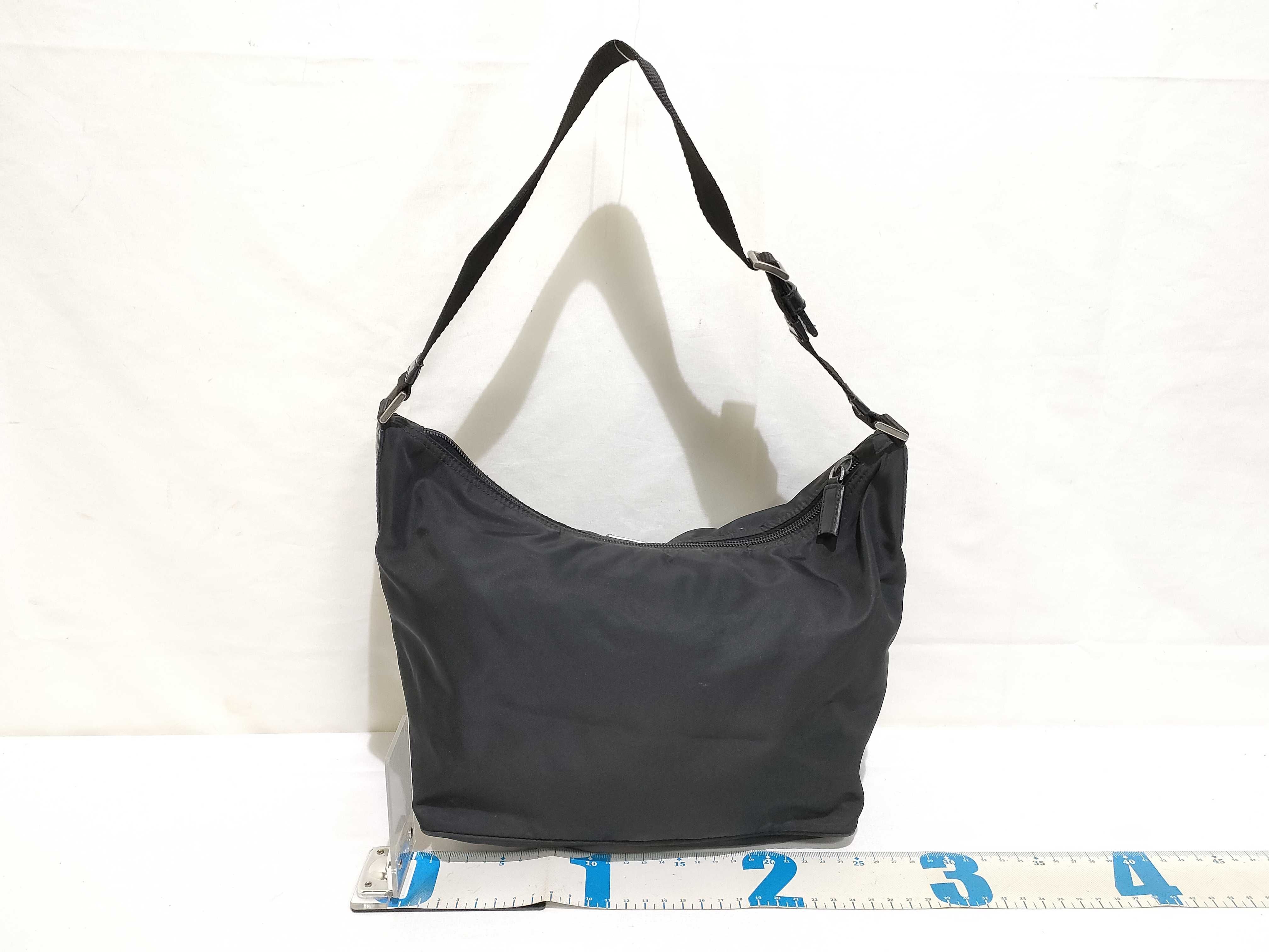 Nylon Prada Triangle Logo Nylon Handbag One Shoulder Bag — view 2