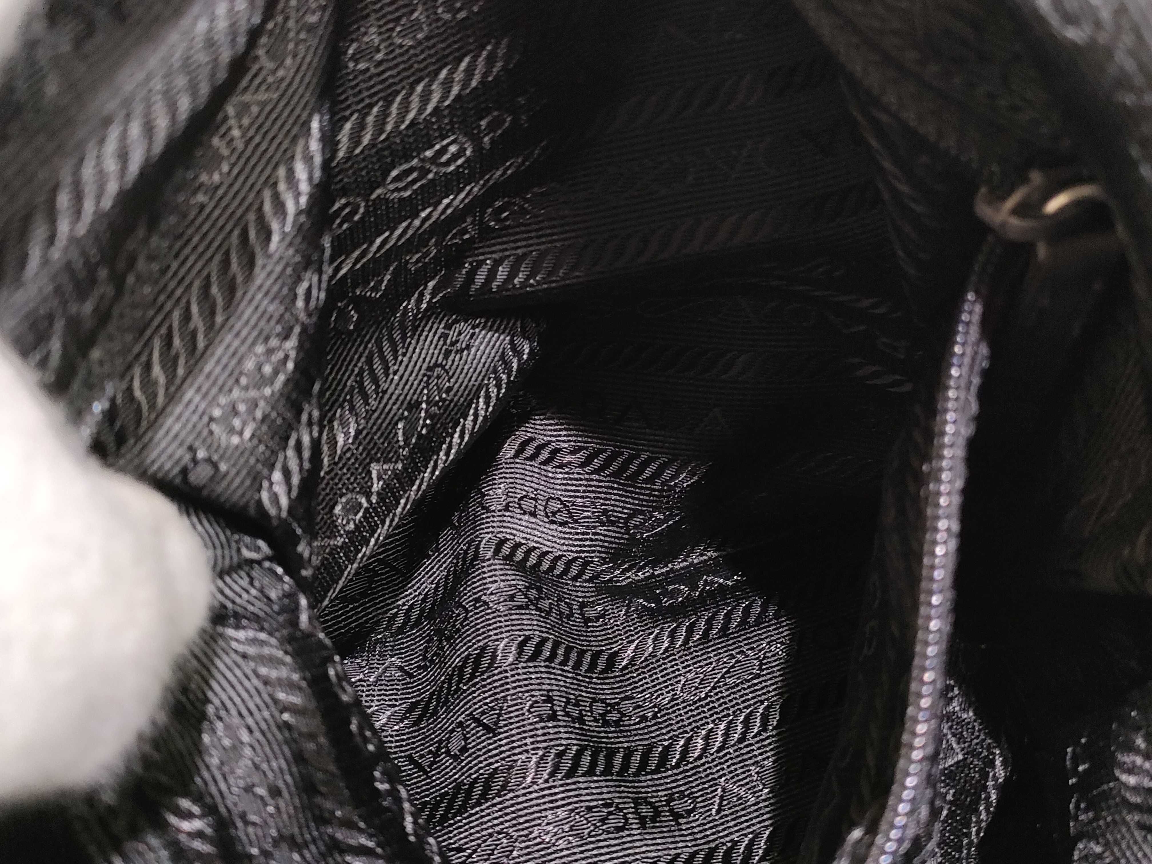 Nylon Prada Triangle Logo Nylon Handbag One Shoulder Bag — view 10