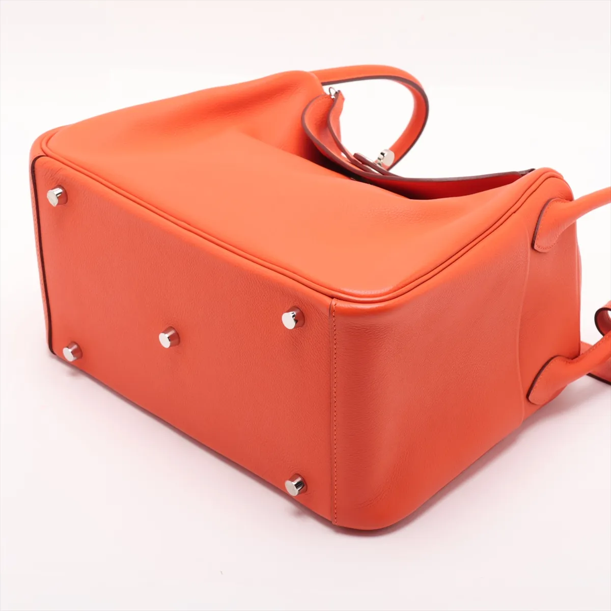 Lindy 30, Taurillon Clemence leather, orange, silver hardware Q: 2013 — view 3