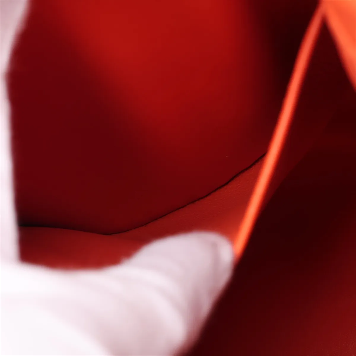 Lindy 30, Taurillon Clemence leather, orange, silver hardware Q: 2013 — view 10