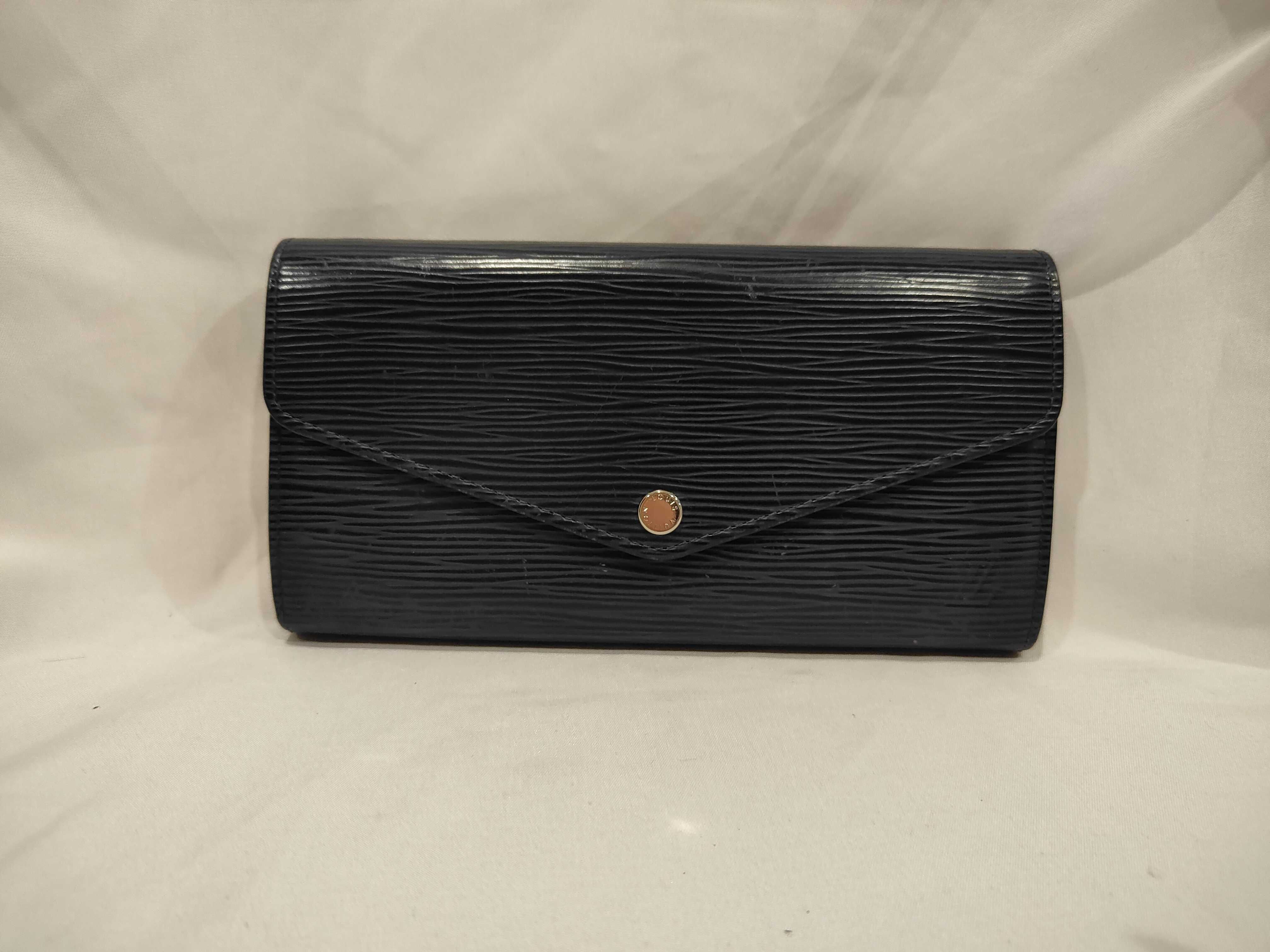 Epi Portefeuille Sarah Indigo Blue Wallet