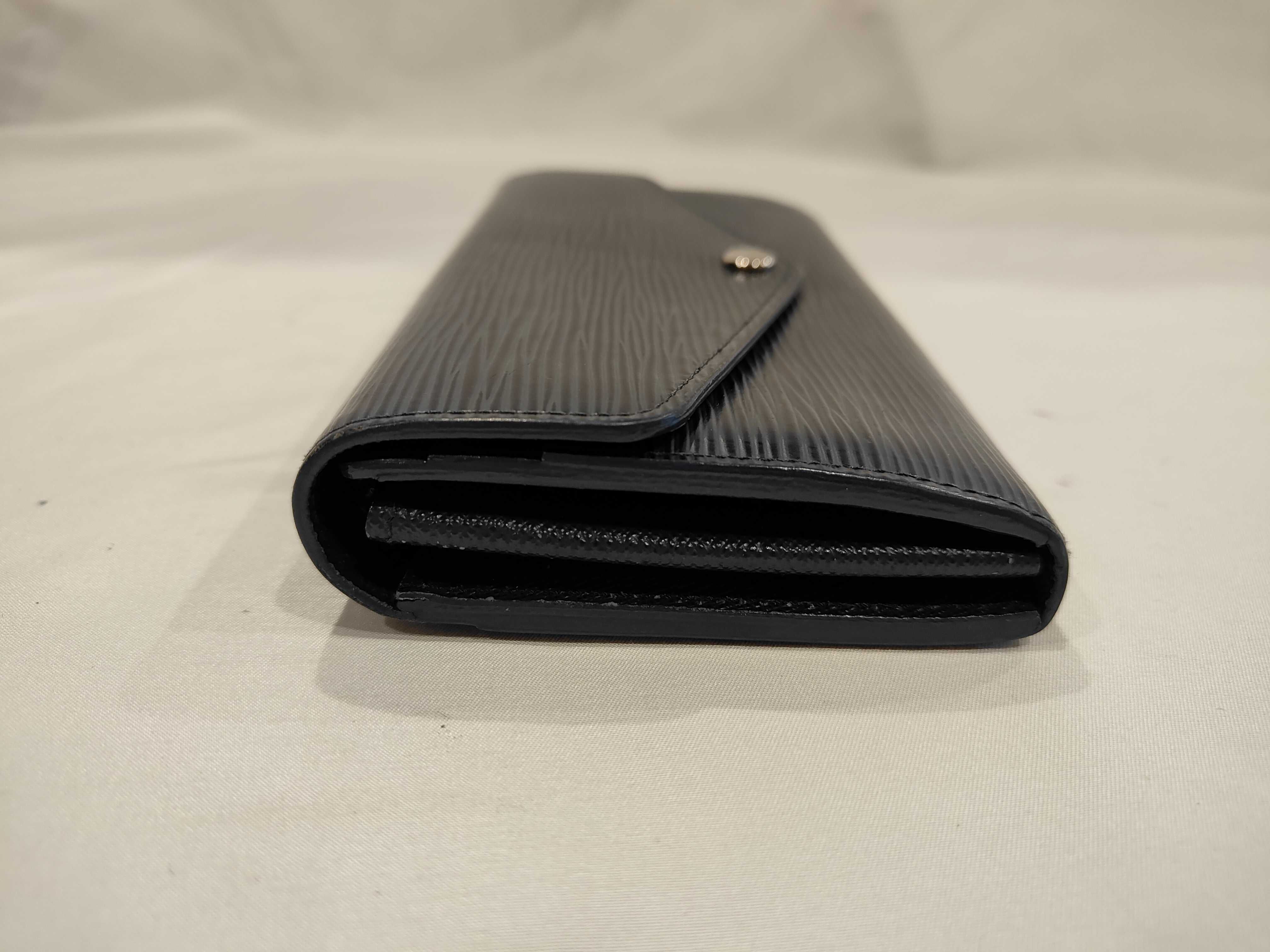 Epi Portefeuille Sarah Indigo Blue Wallet — view 10