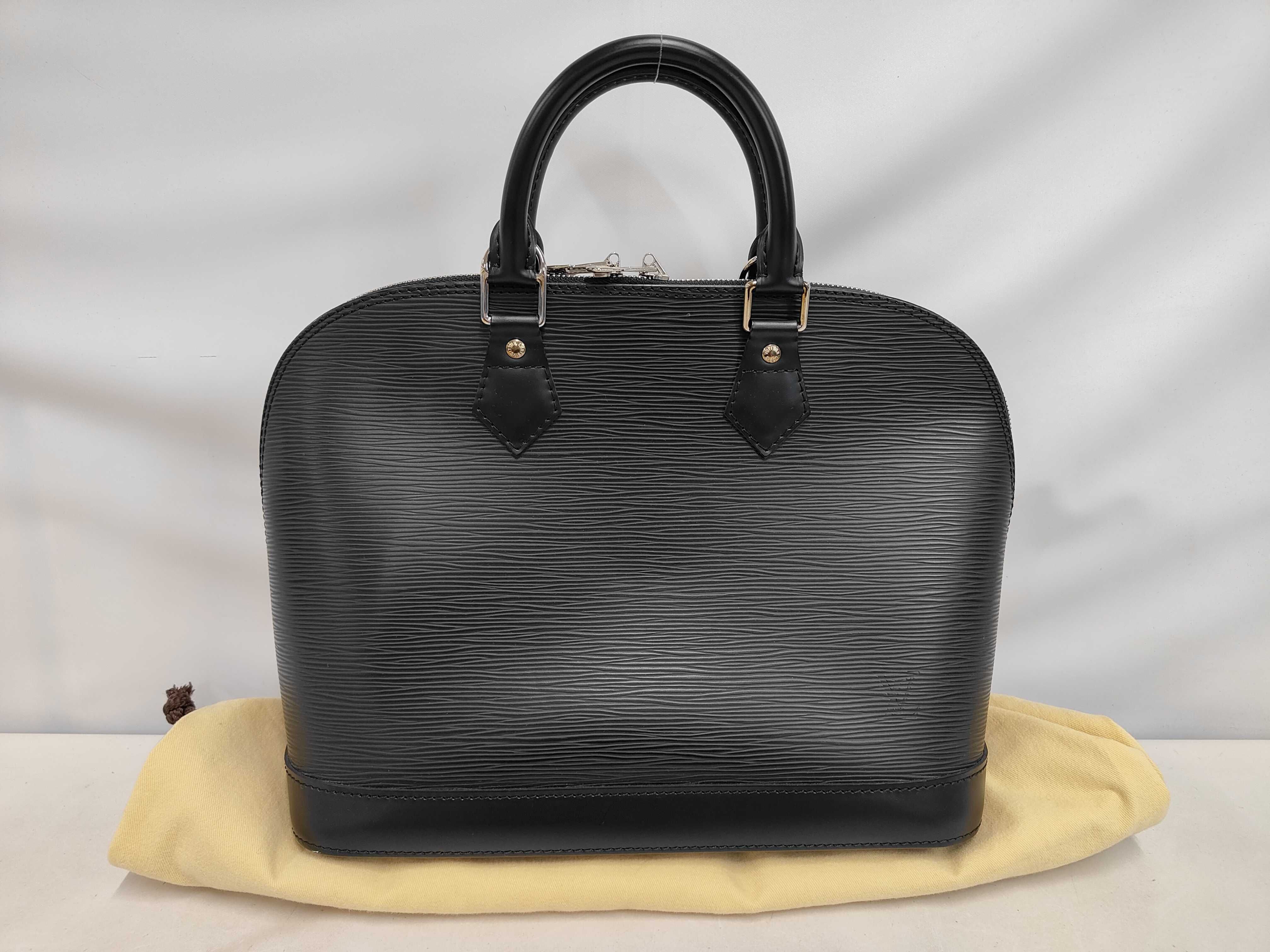 Alma Noir Epi M52142 Handbag