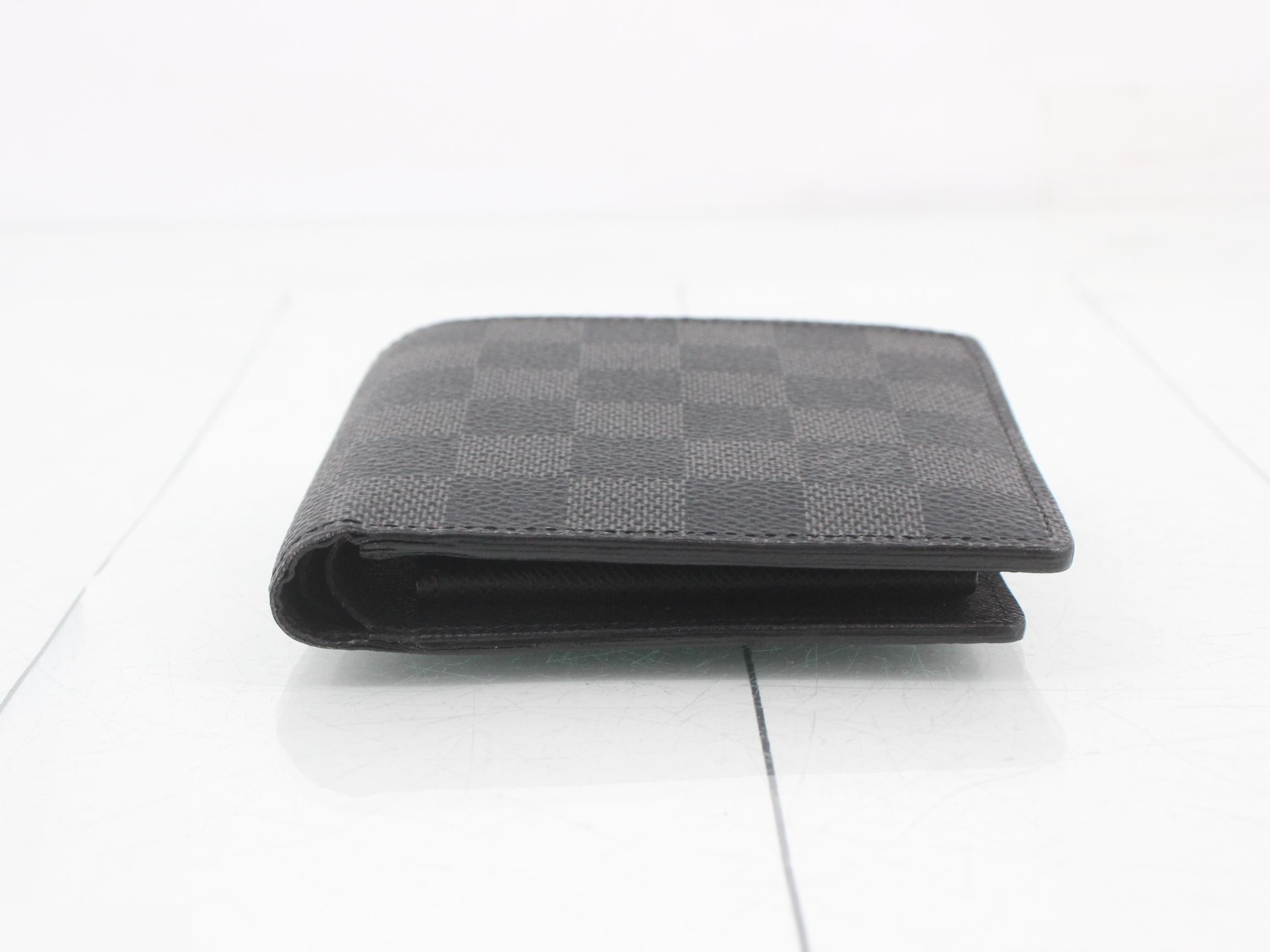 N62664 LV Damier Graphite Portefeuille Marco NM — view 3