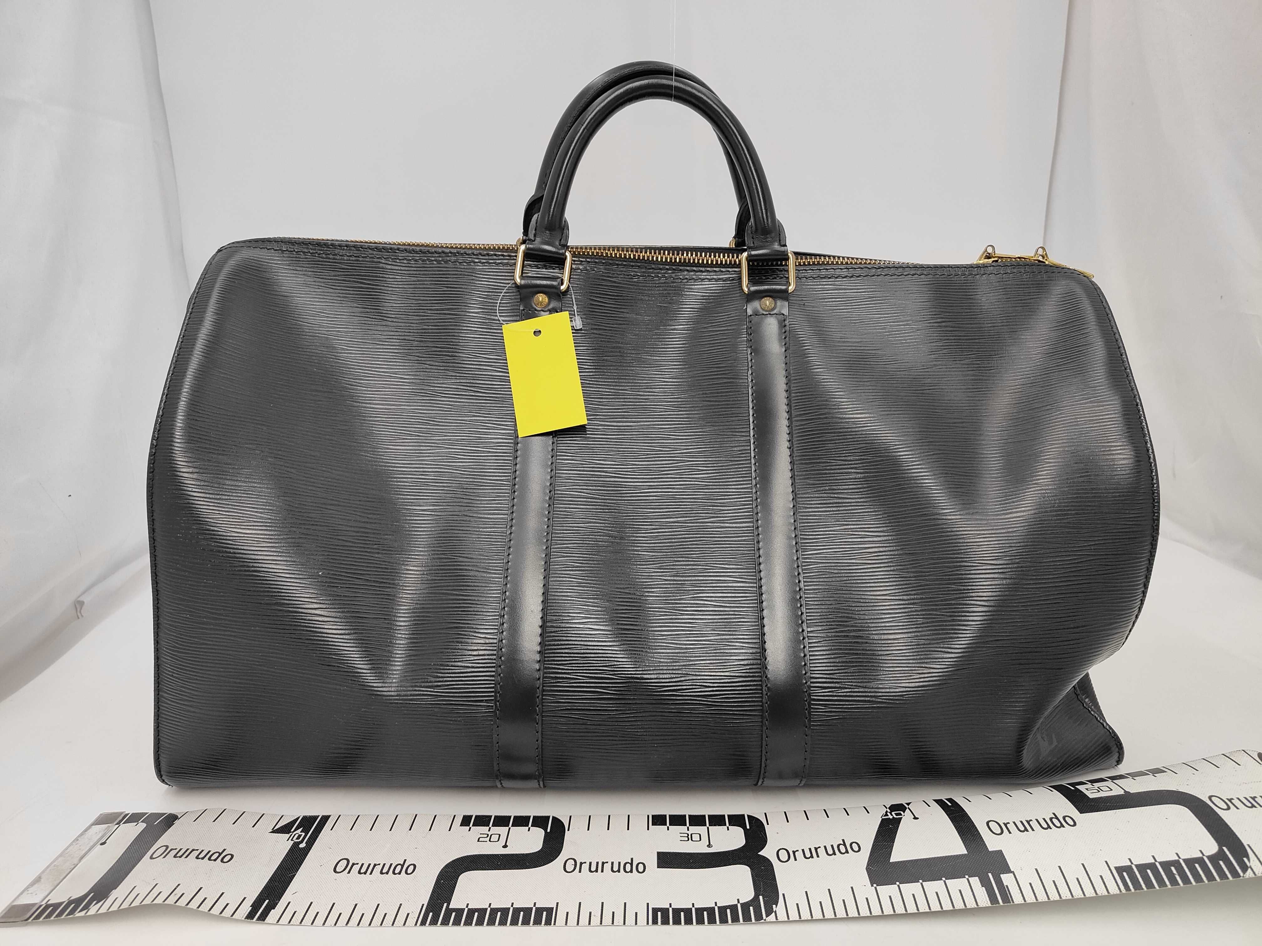 Epi Keepall 50 Noir Boston Bag — view 2