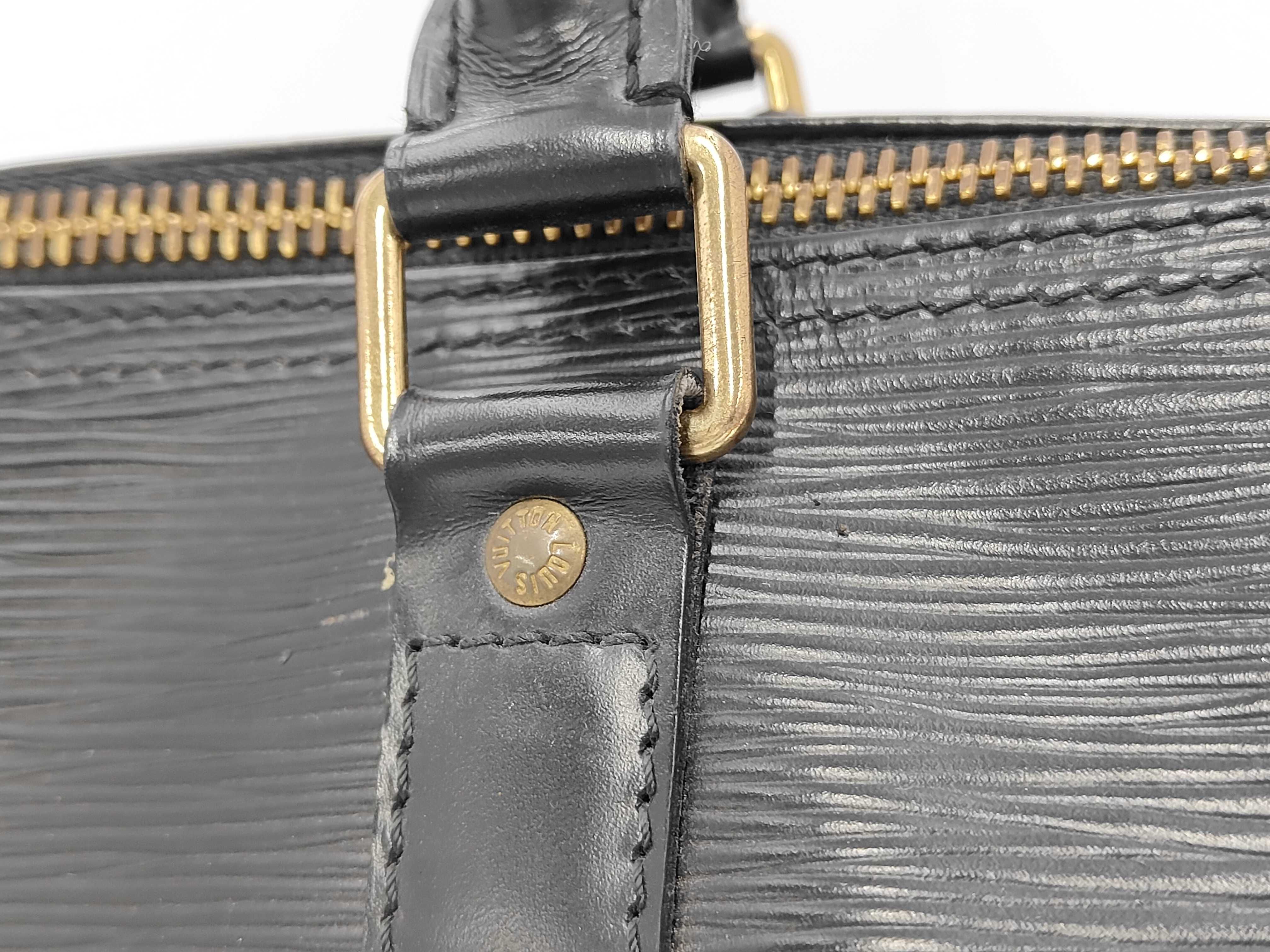 Epi Keepall 50 Noir Boston Bag — view 3