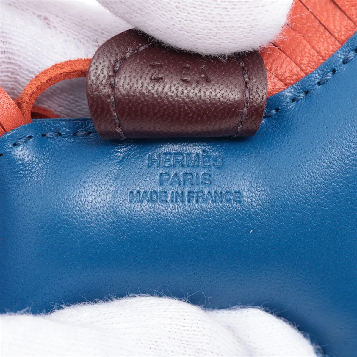 Rodeo Charm PM Z: 2021 Charm Agneau Milo Blue — view 3