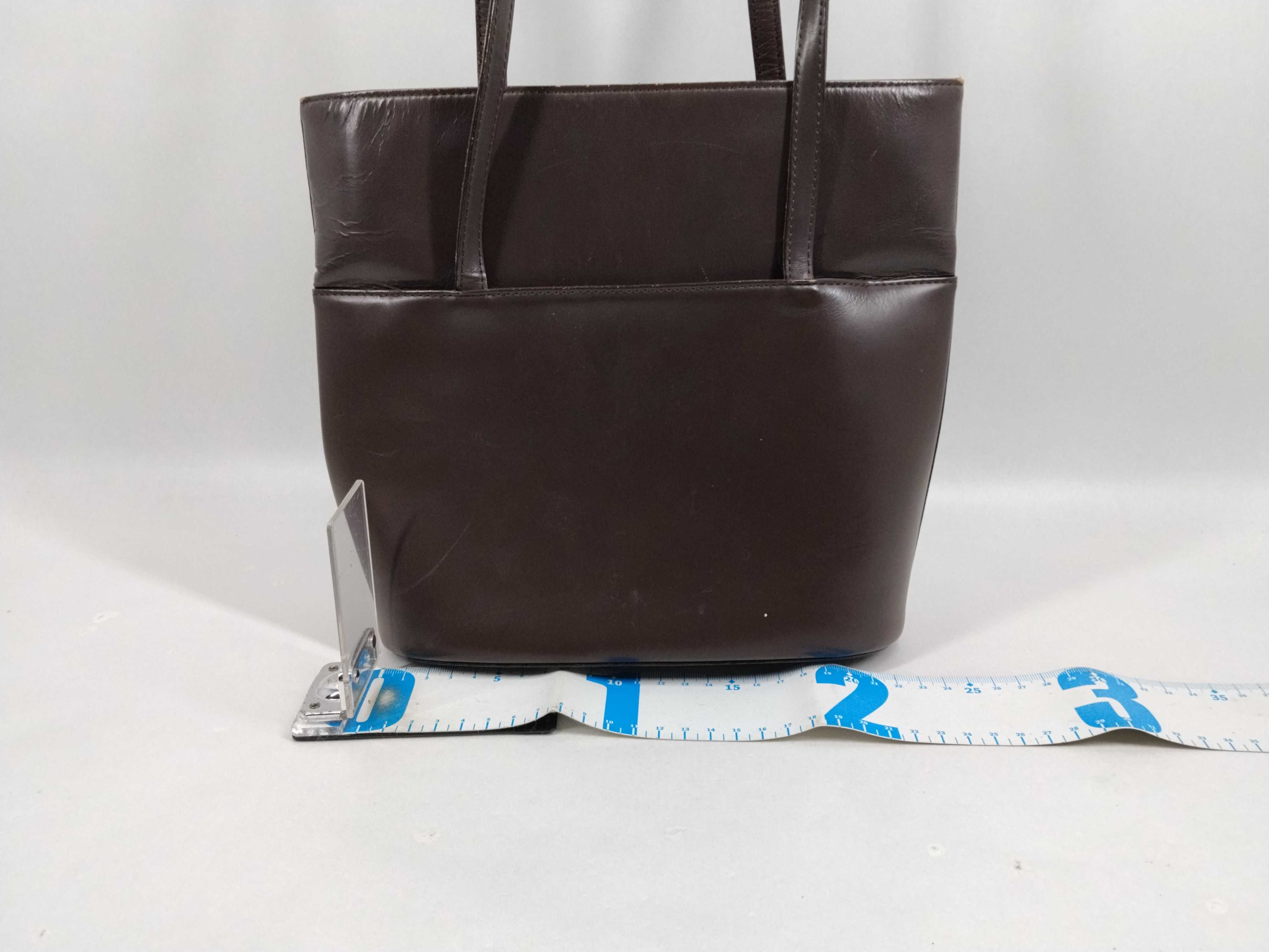 Nova Check Leather Bucket Handbag Tote Bag — view 2
