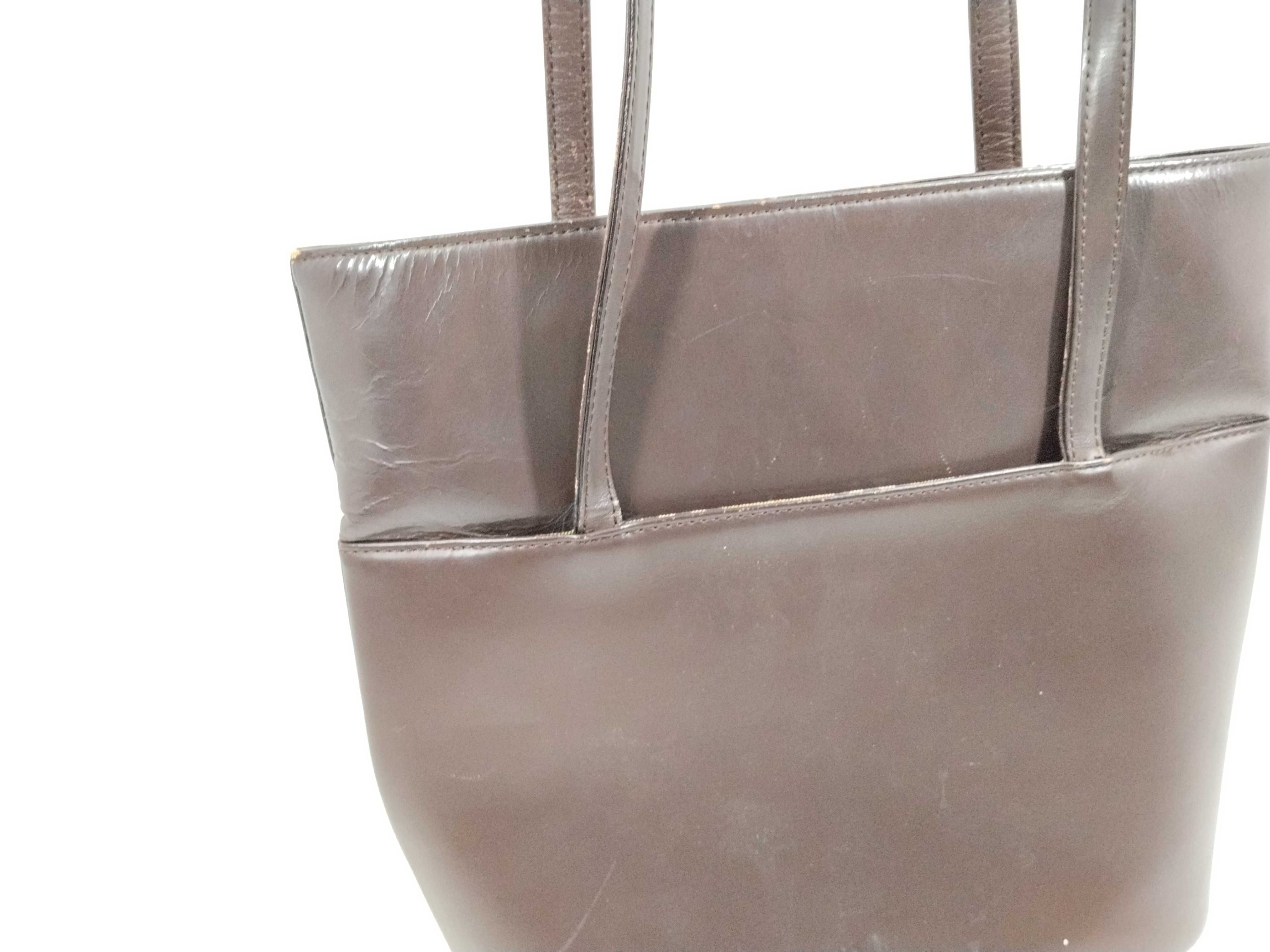 Nova Check Leather Bucket Handbag Tote Bag — view 3