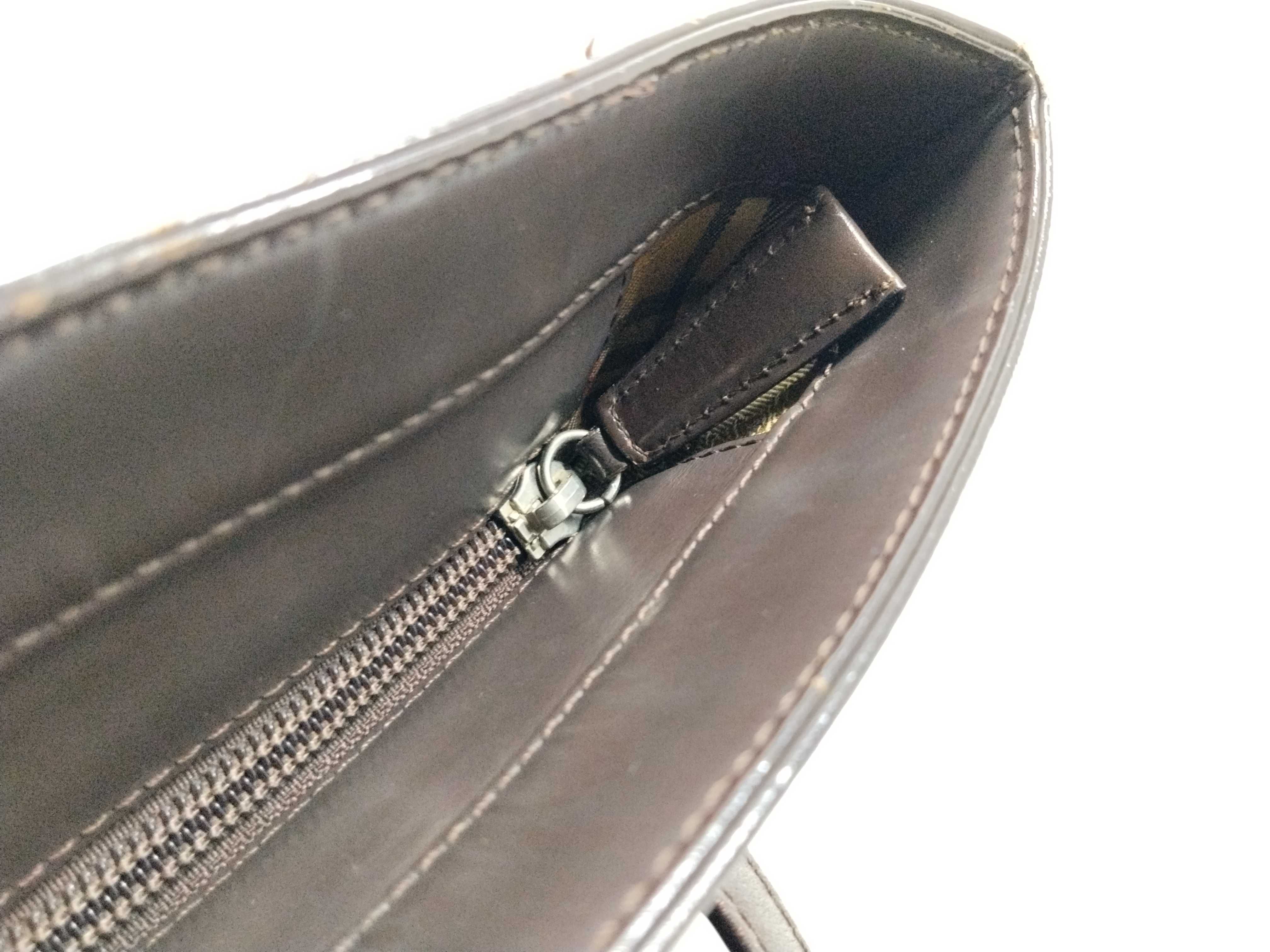 Nova Check Leather Bucket Handbag Tote Bag — view 10