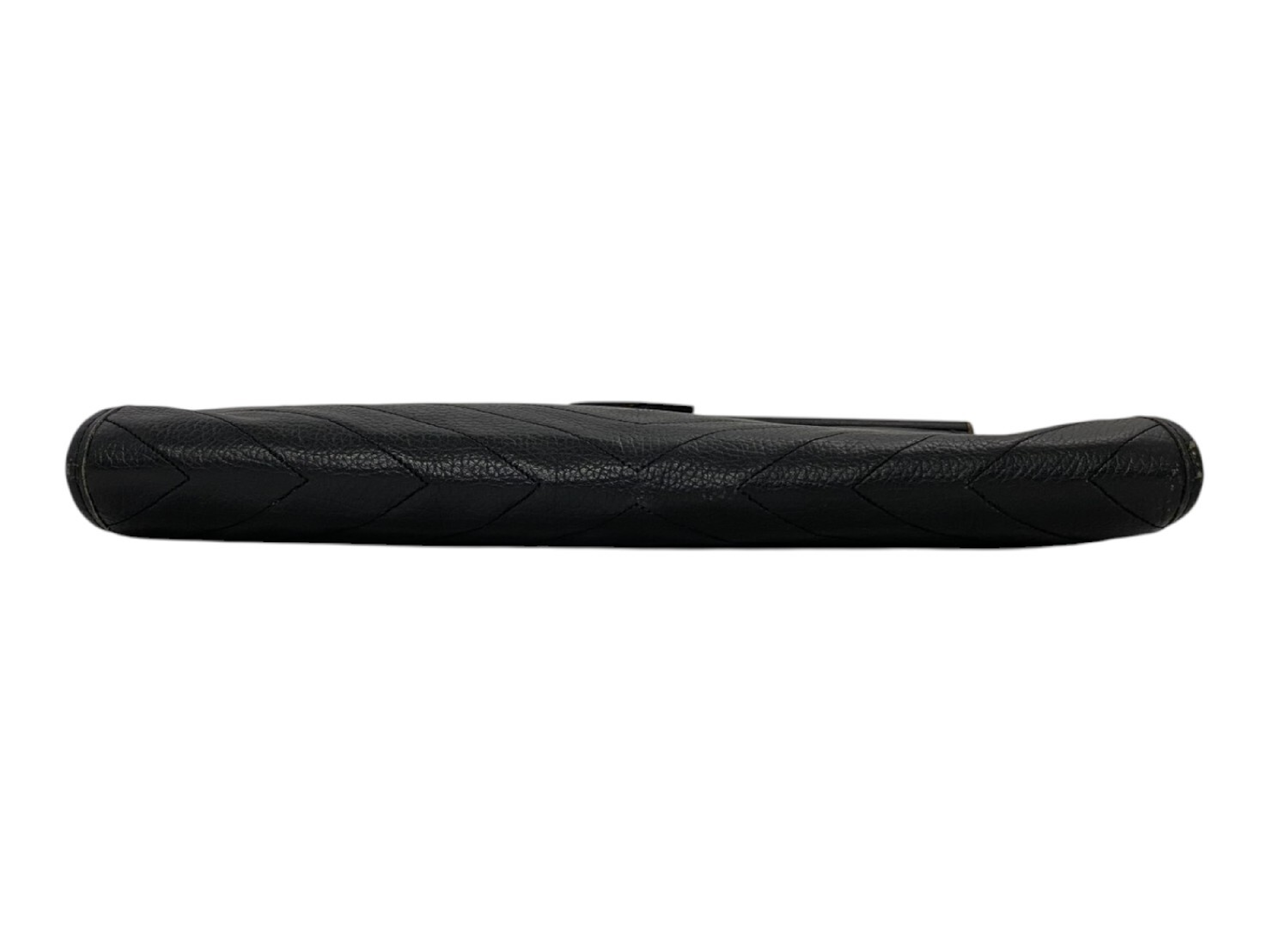 leather clutch bag — view 4