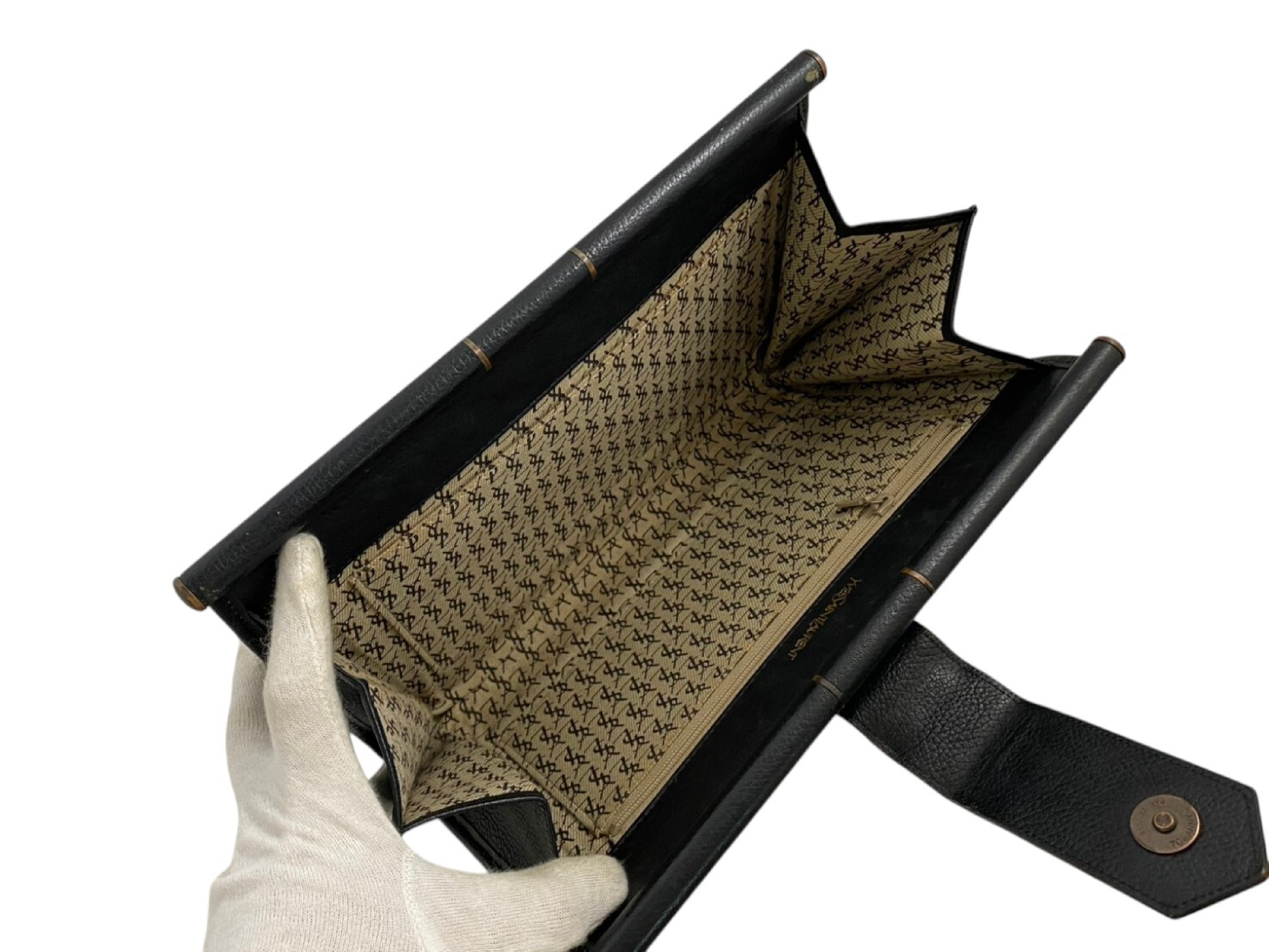 leather clutch bag — view 6