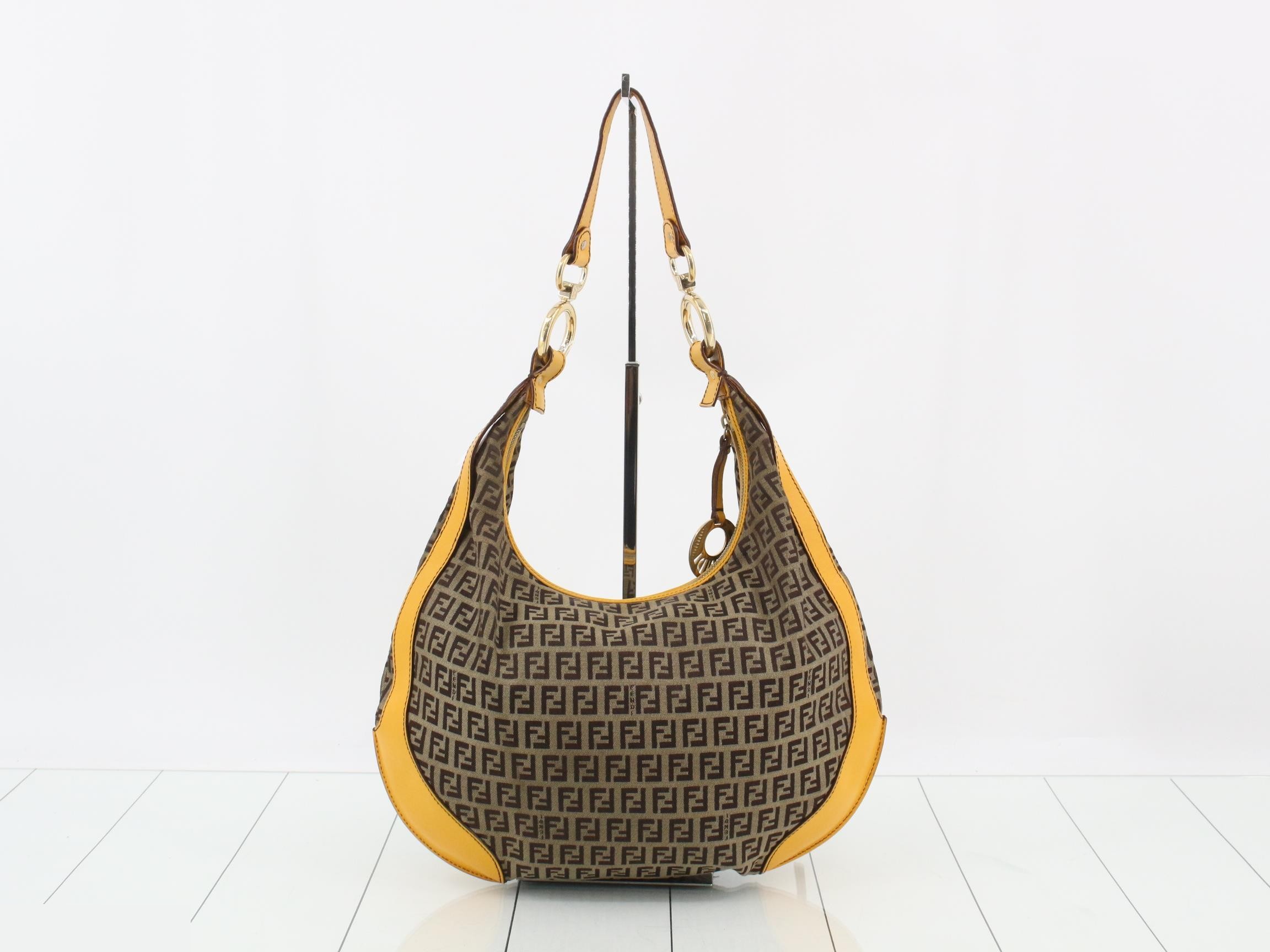 Zucchino Canvas/Leather Semi-Shoulder Bag — view 2