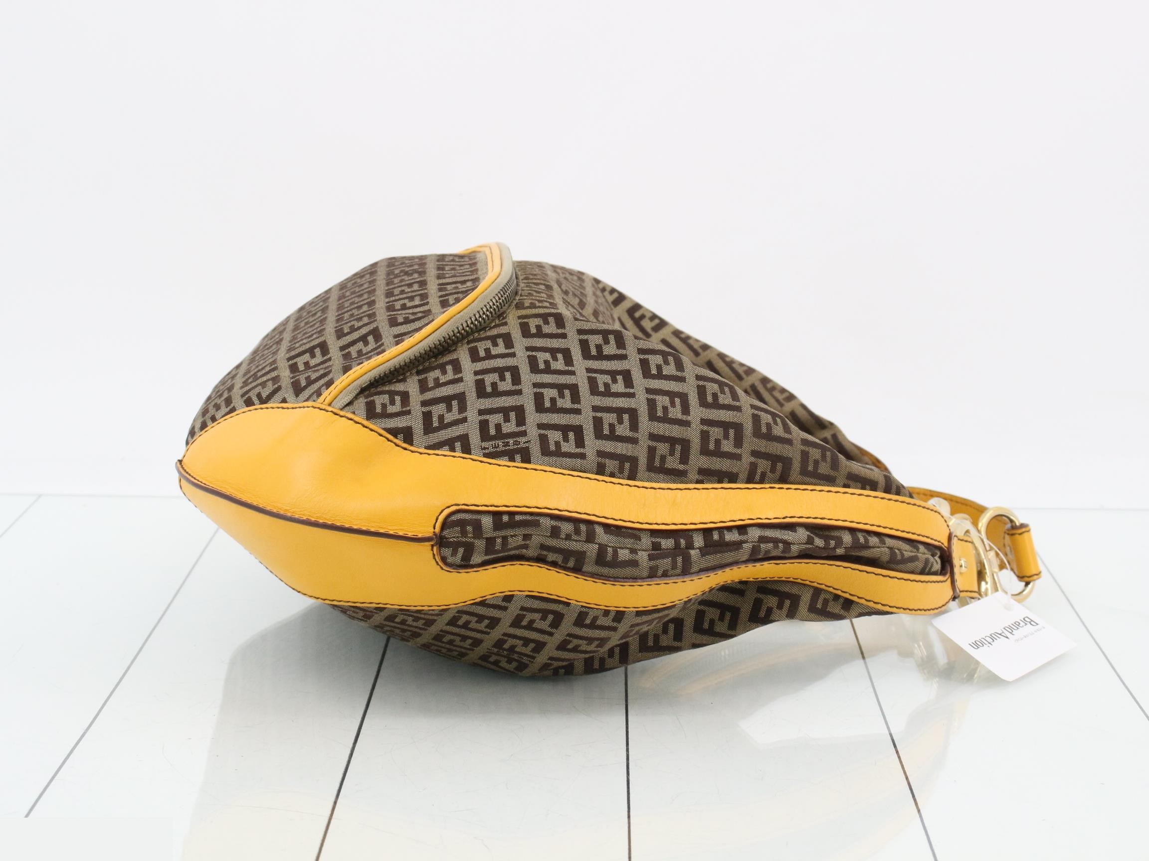 Zucchino Canvas/Leather Semi-Shoulder Bag — view 3