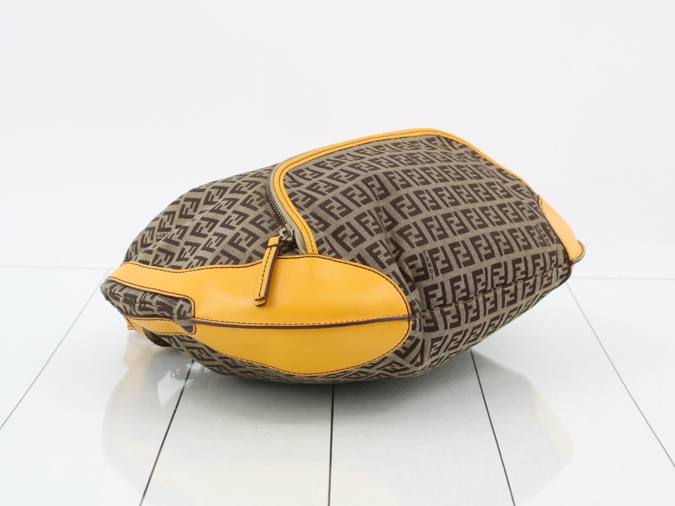 Zucchino Canvas/Leather Semi-Shoulder Bag — view 5