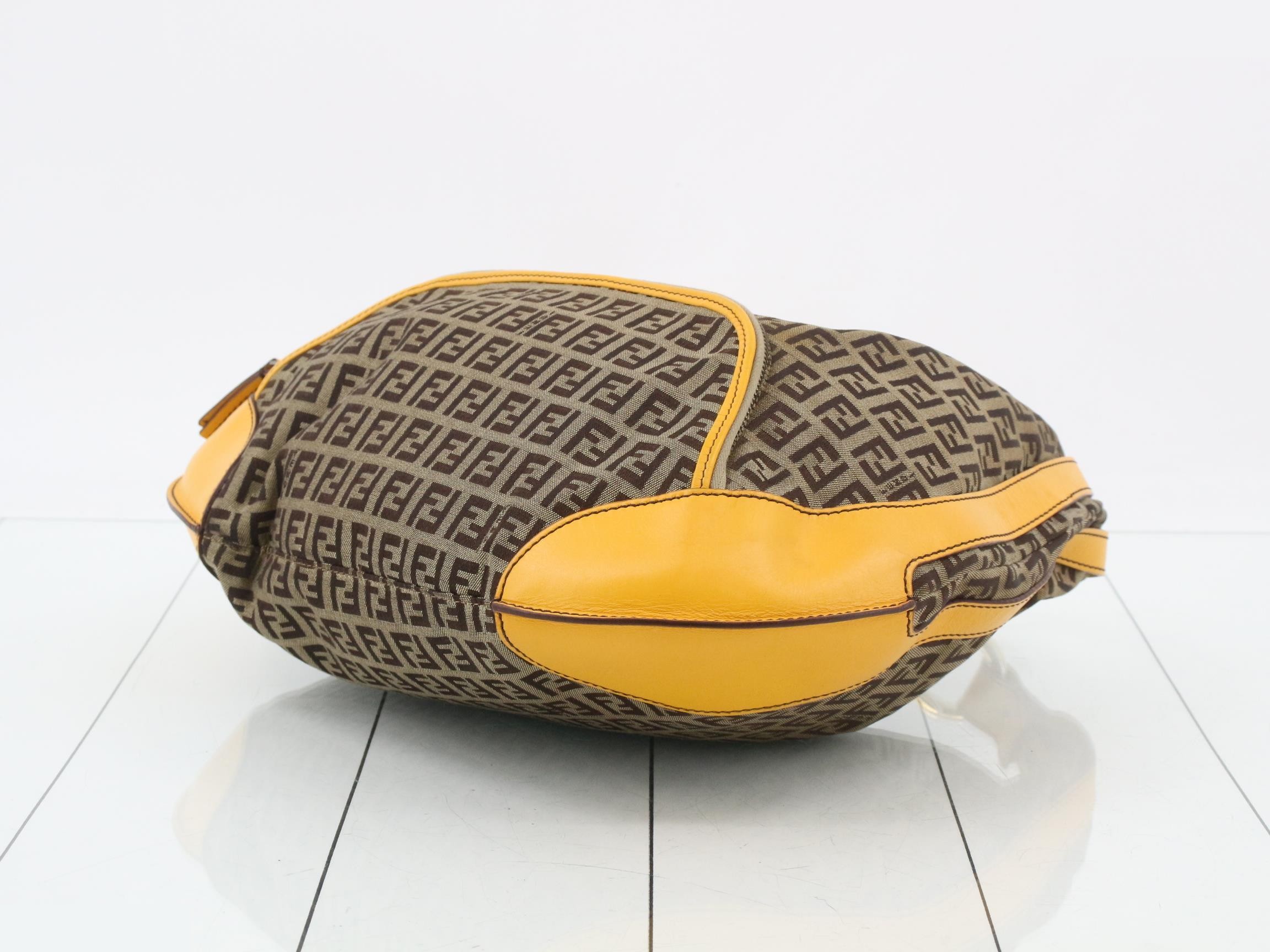 Zucchino Canvas/Leather Semi-Shoulder Bag — view 6