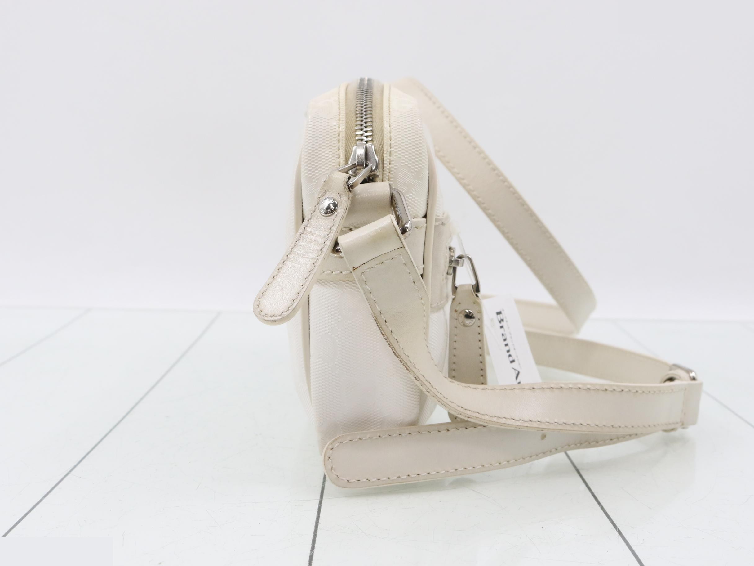 GG Imprime Shoulder Bag, White — view 4