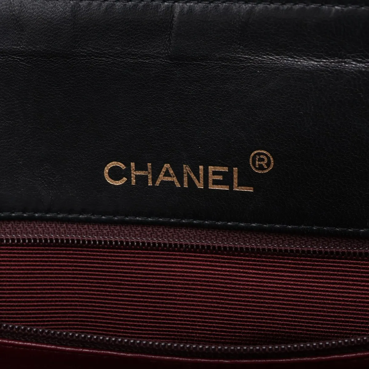 Matelassé Lambskin Chain Tote Bag, Black with Gold Hardware, Item No. 1373252 — view 11