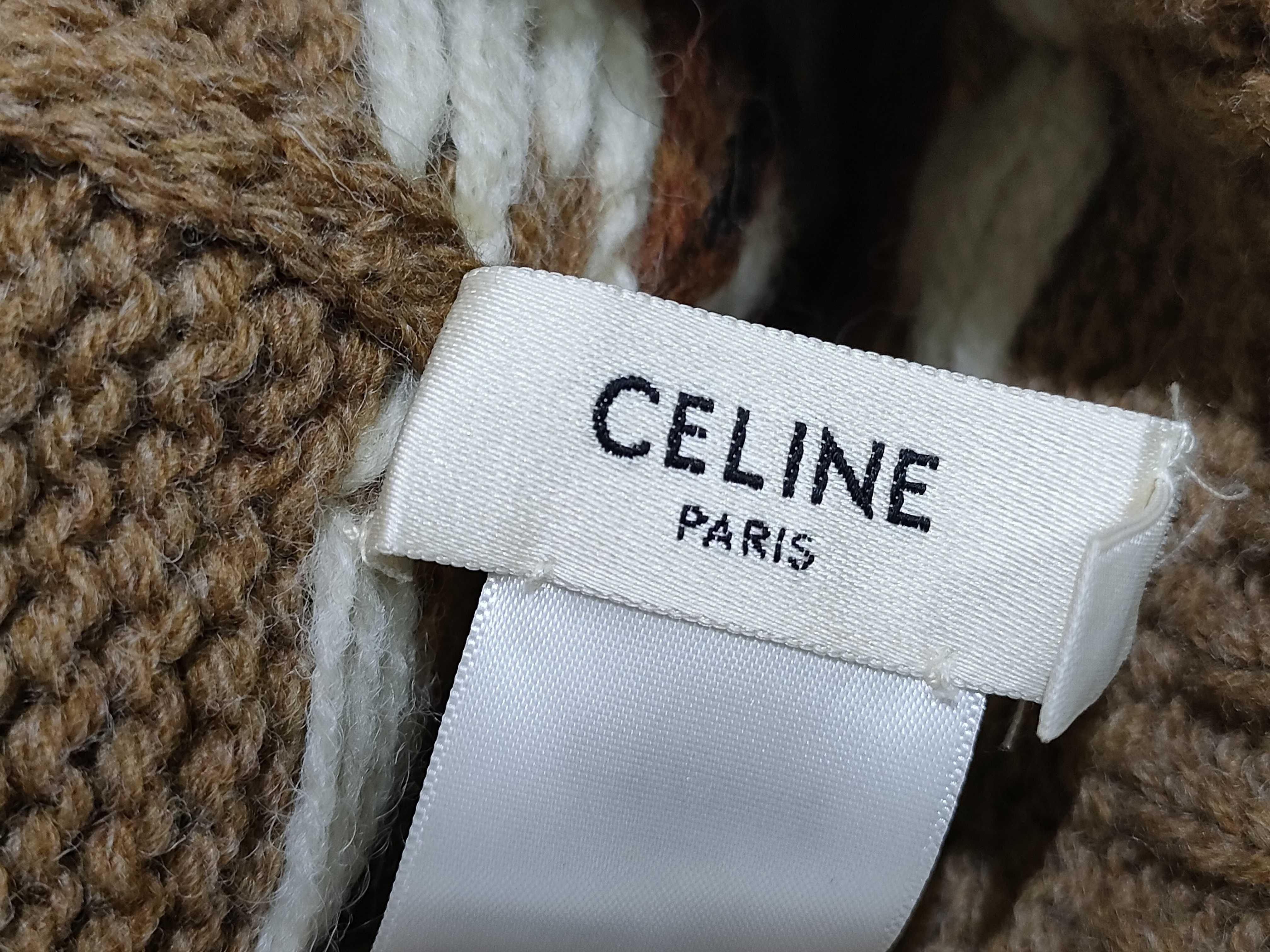 24FW Fair Isle Wool Triomphe Knit Hat, Classic Fit, Size TU (Head Circumference 48cm x Height 24.5cm) Other accessories available. — view 5