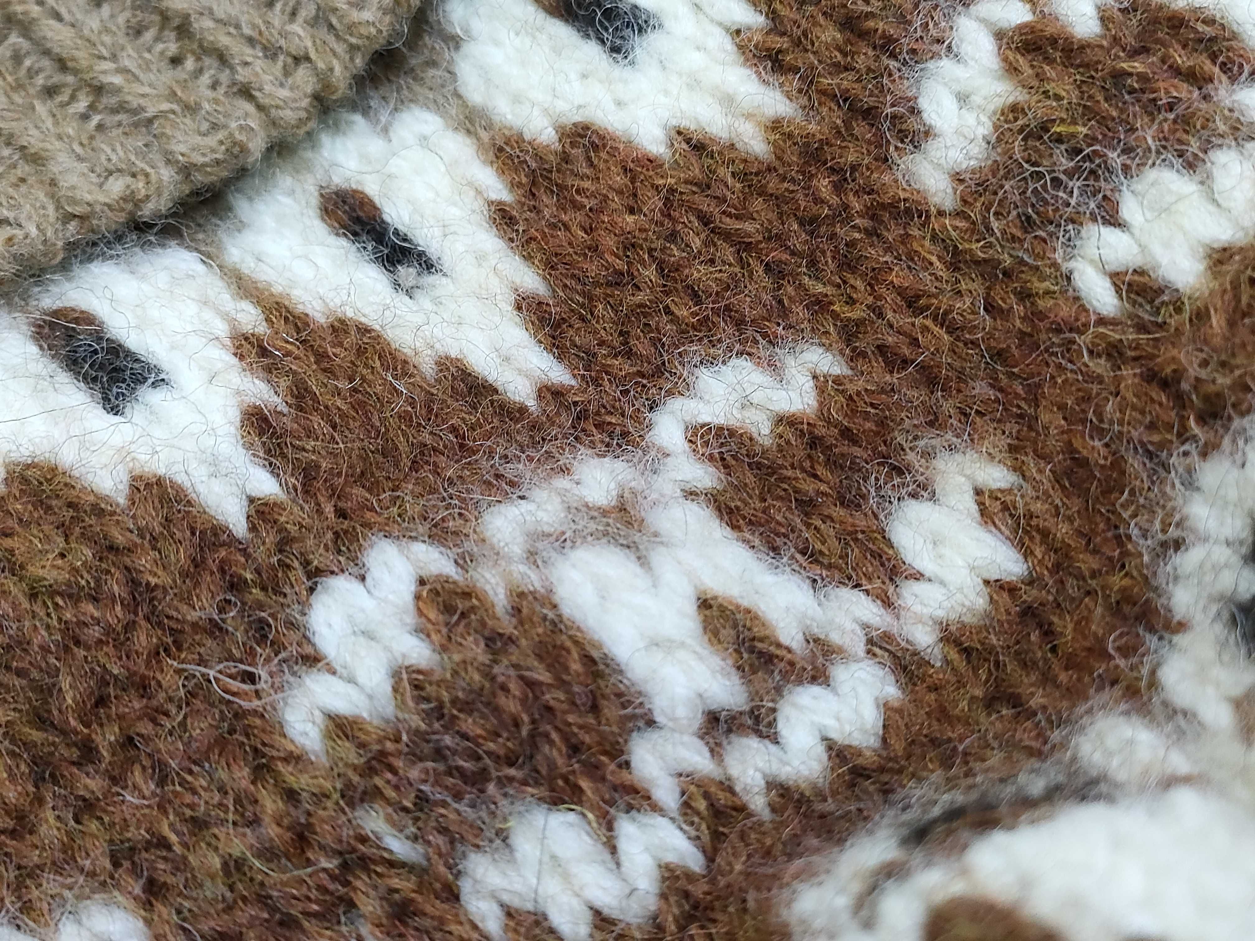 24FW Fair Isle Wool Triomphe Knit Hat, Classic Fit, Size TU (Head Circumference 48cm x Height 24.5cm) Other accessories available. — view 10