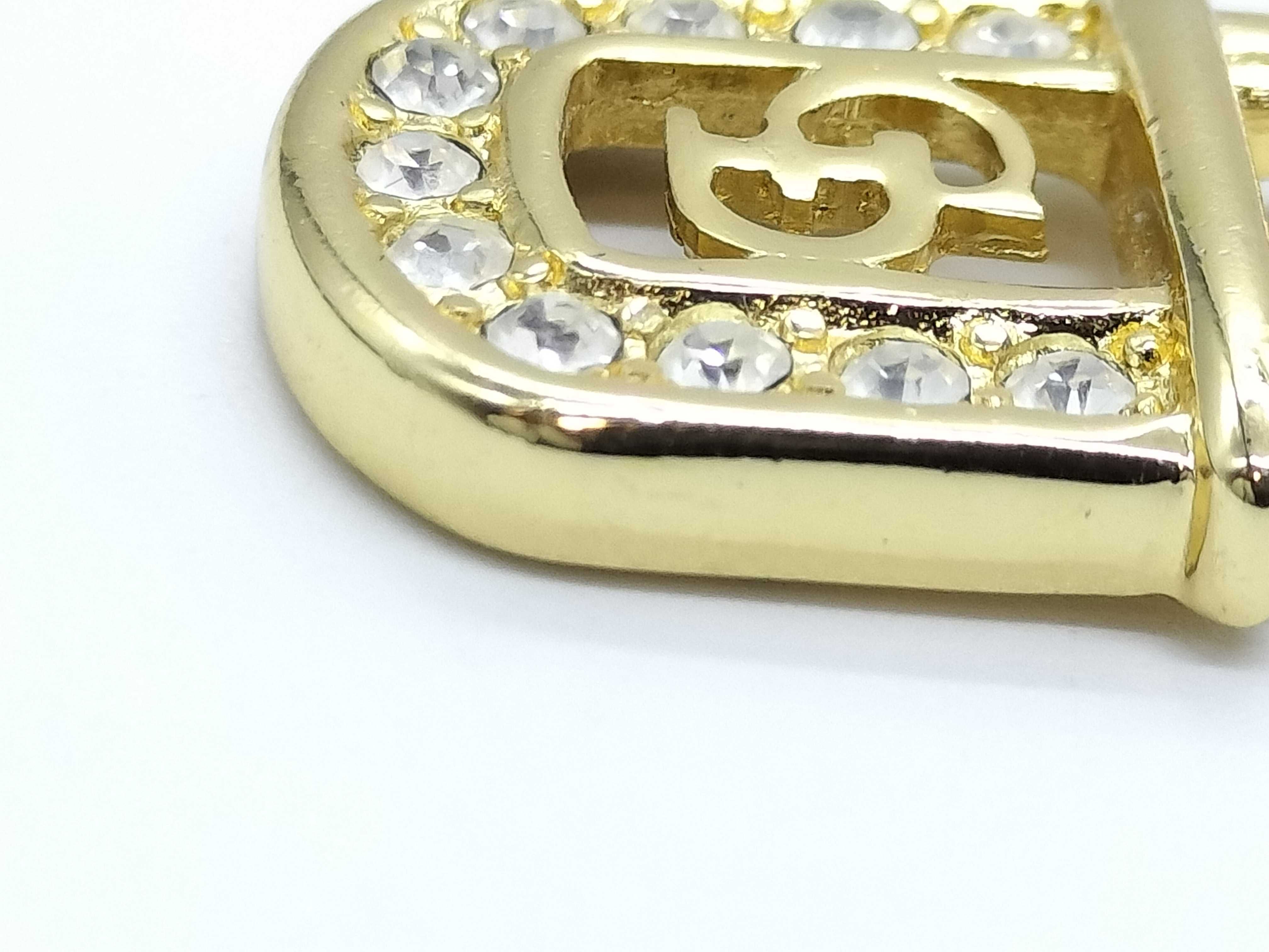 Plated Necklace with Mini CD Logo Pendant — view 8