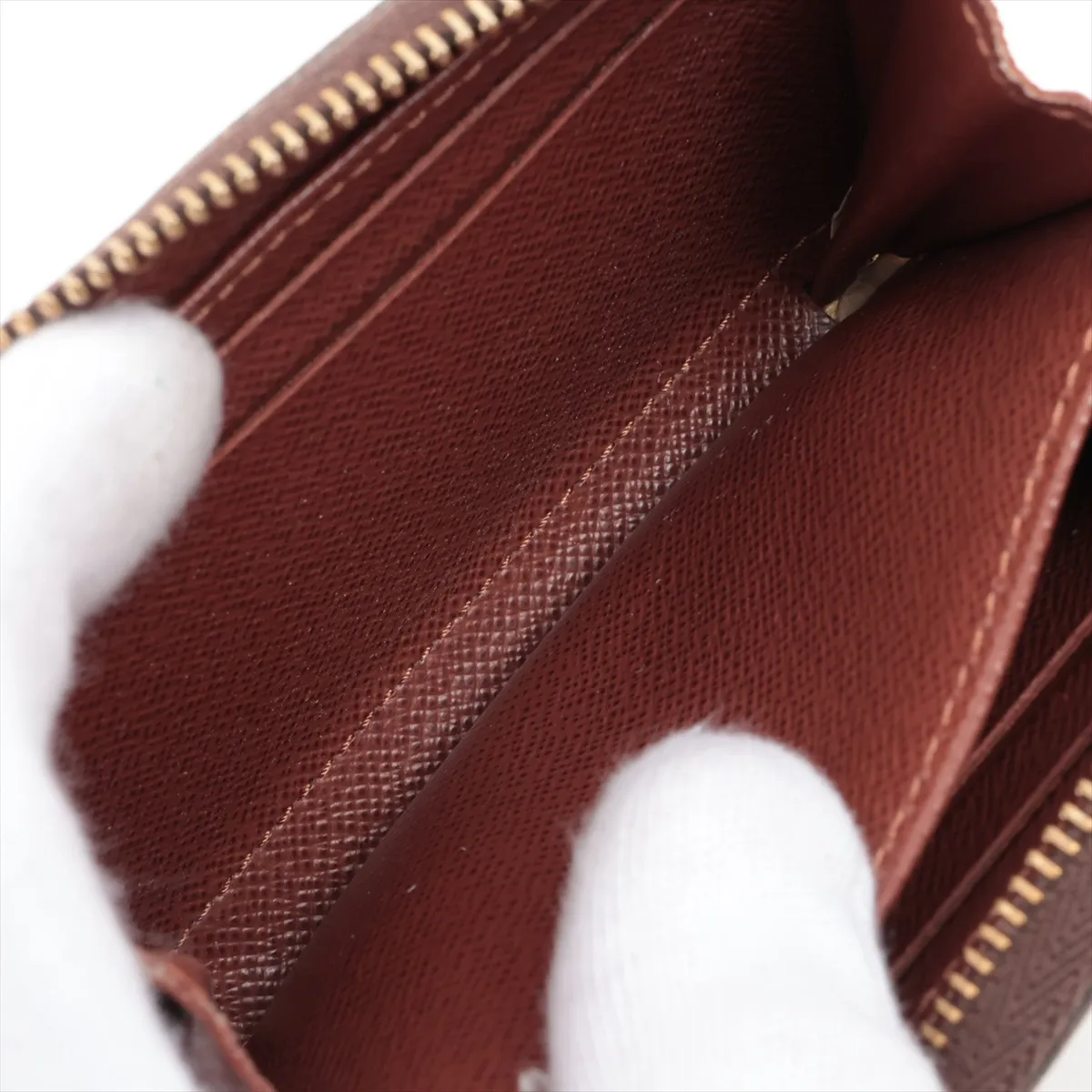 Monogram Zippy Coin Purse M60067 SN2128 Brown Coin Purse — view 4