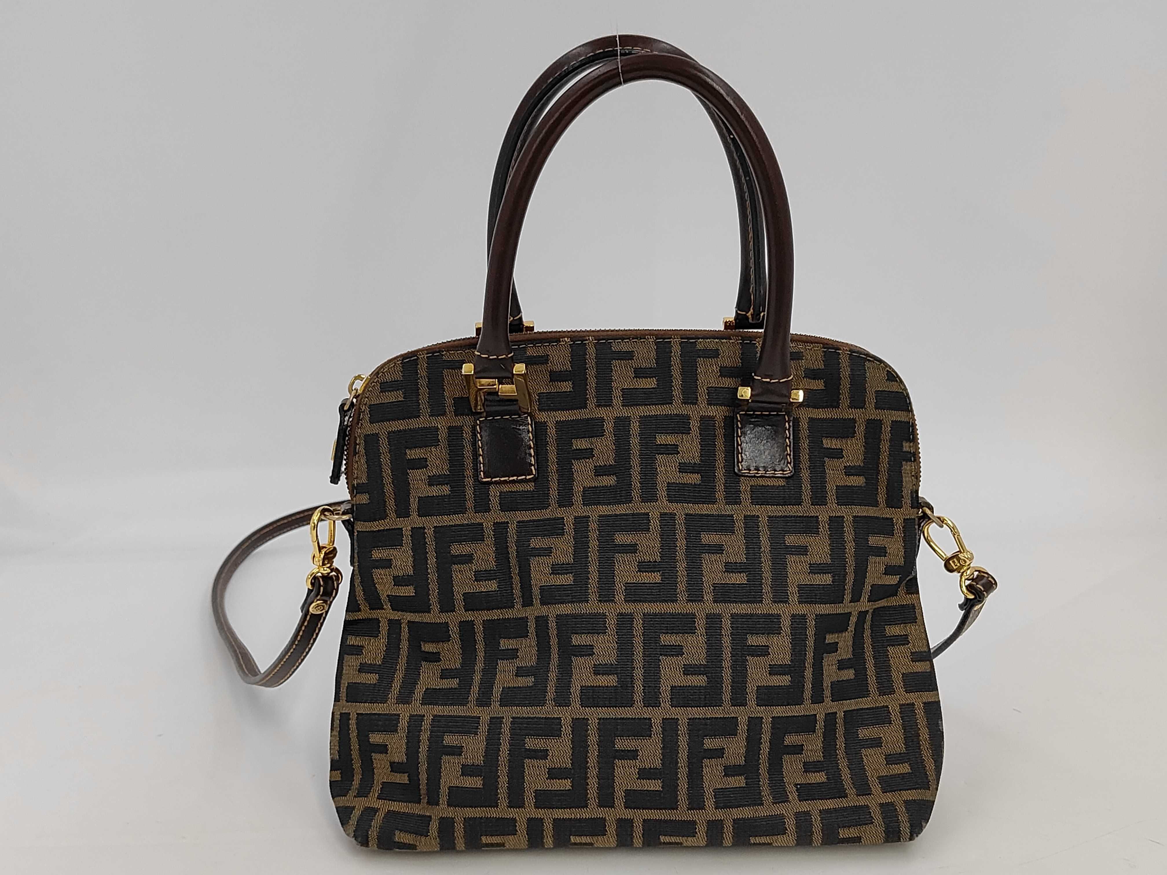 Zucca Pattern Fendi Zucca 2-Way Handbag