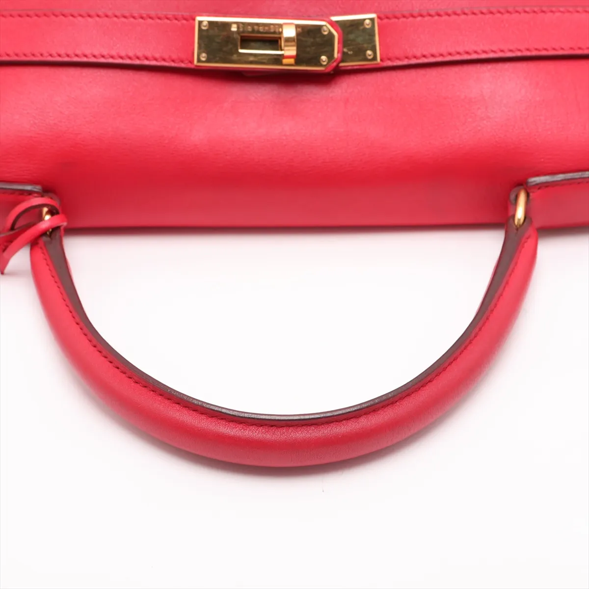 [Individually packaged] Hermes Kelly 35 Retournée Veau Gulliver Rouge Vif Gold Hardware C: 1999 — view 5