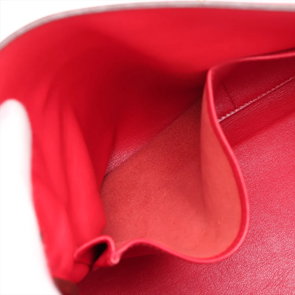 [Individually packaged] Hermes Kelly 35 Retournée Veau Gulliver Rouge Vif Gold Hardware C: 1999 — view 10