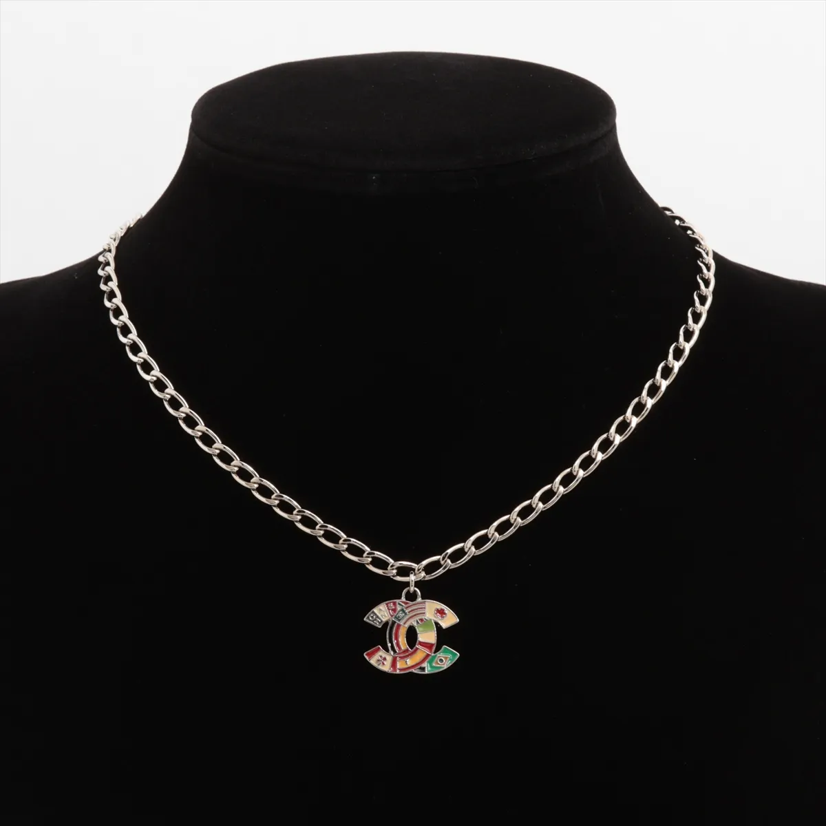 Coco Mark 03A Necklace, GP Silver, with — view 5