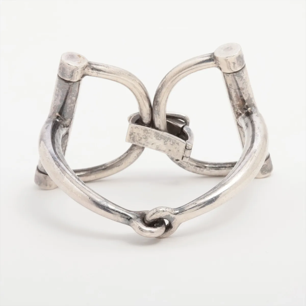 Horsebit Bracelet, 925 Sterling Silver, 80.6g, Shows signs of wear, — view 2