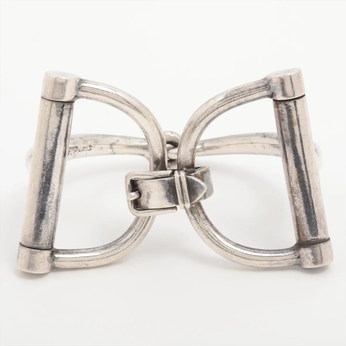Horsebit Bracelet, 925 Sterling Silver, 80.6g, Shows signs of wear, — view 3