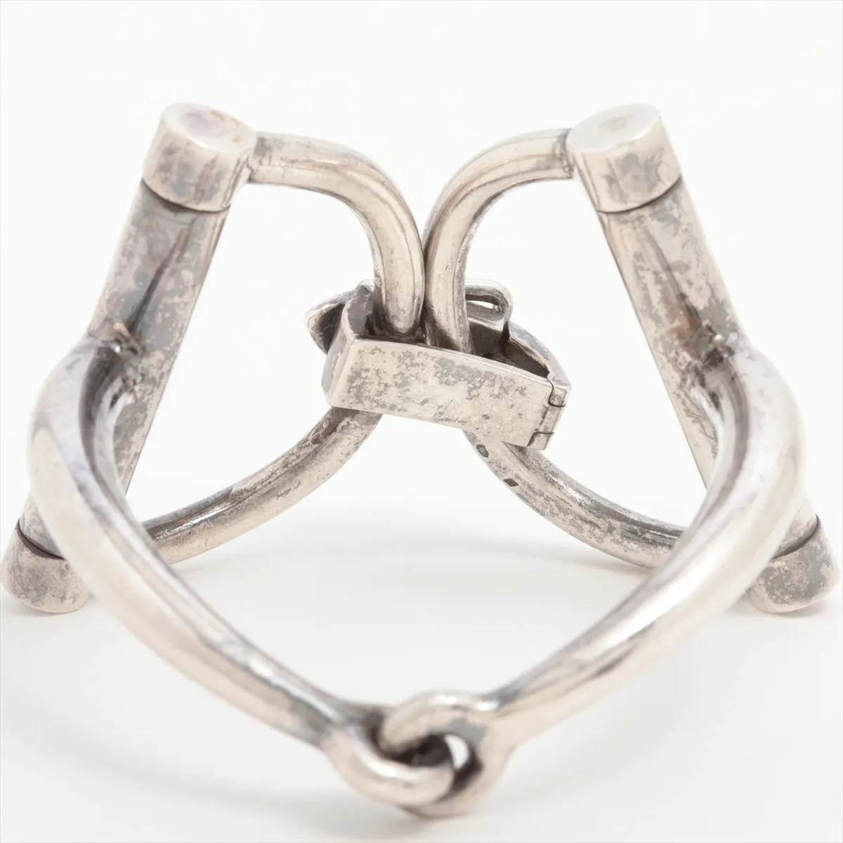 Horsebit Bracelet, 925 Sterling Silver, 80.6g, Shows signs of wear, — view 4