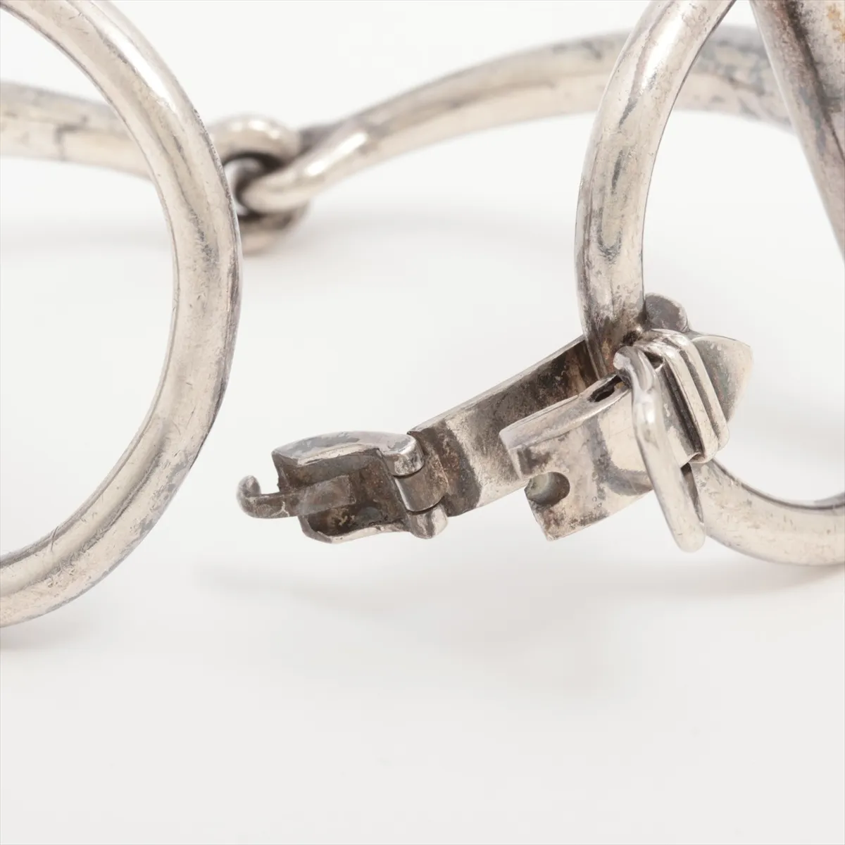 Horsebit Bracelet, 925 Sterling Silver, 80.6g, Shows signs of wear, — view 5