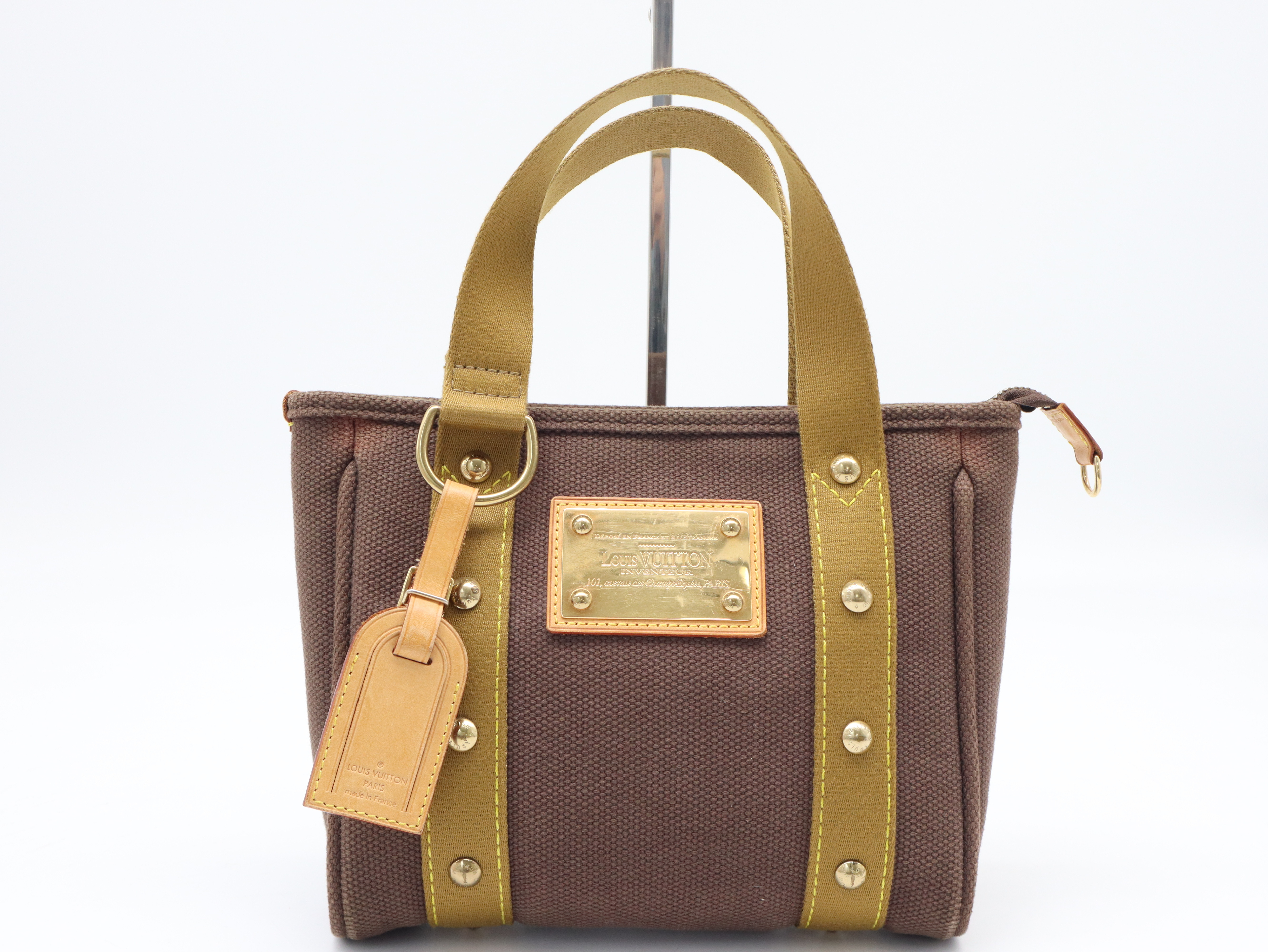 M40089 Antigua Cabas PM Blanc Handbag
