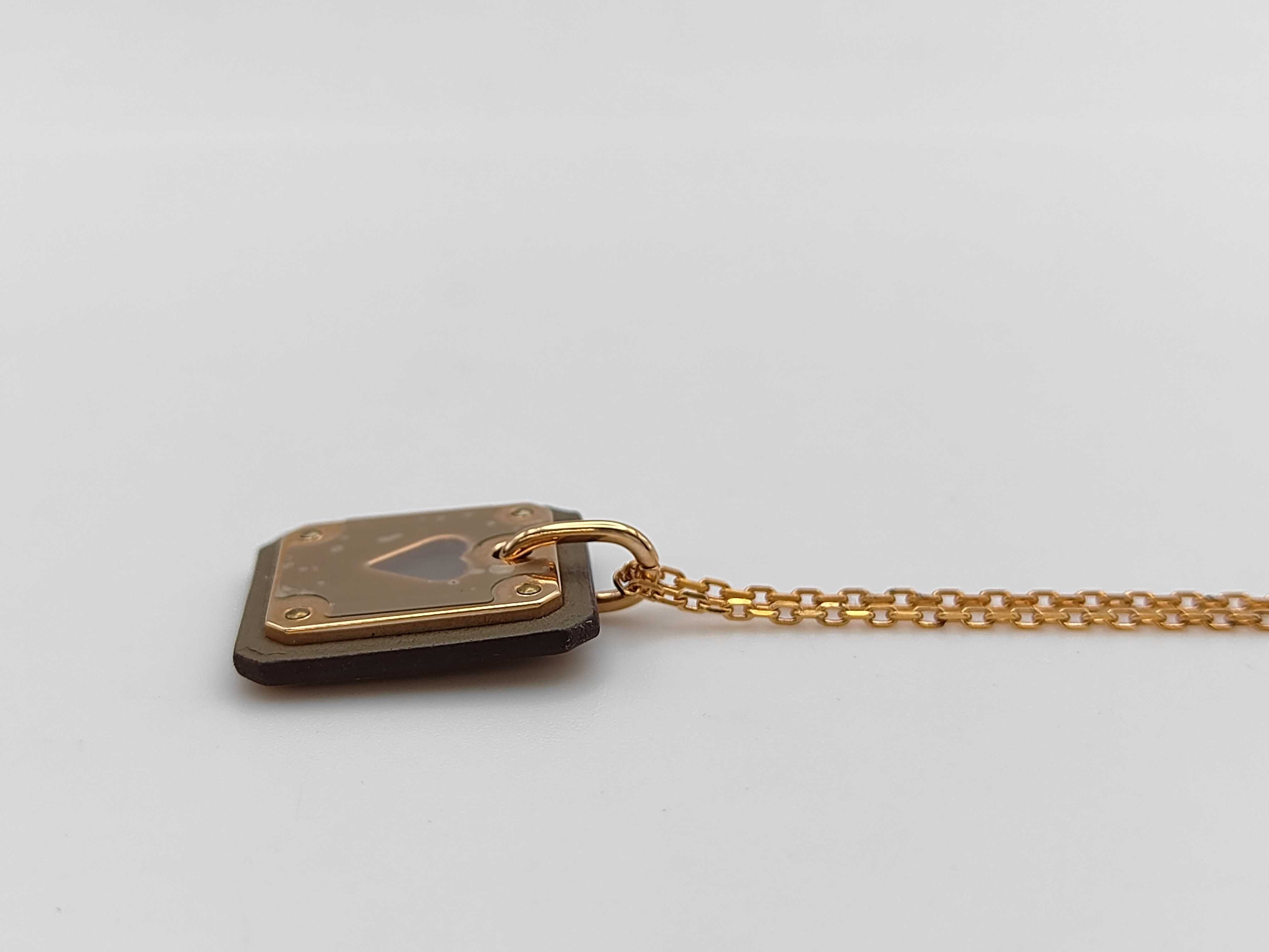 As de Coeur Necklace, Z stamped necklace — view 6