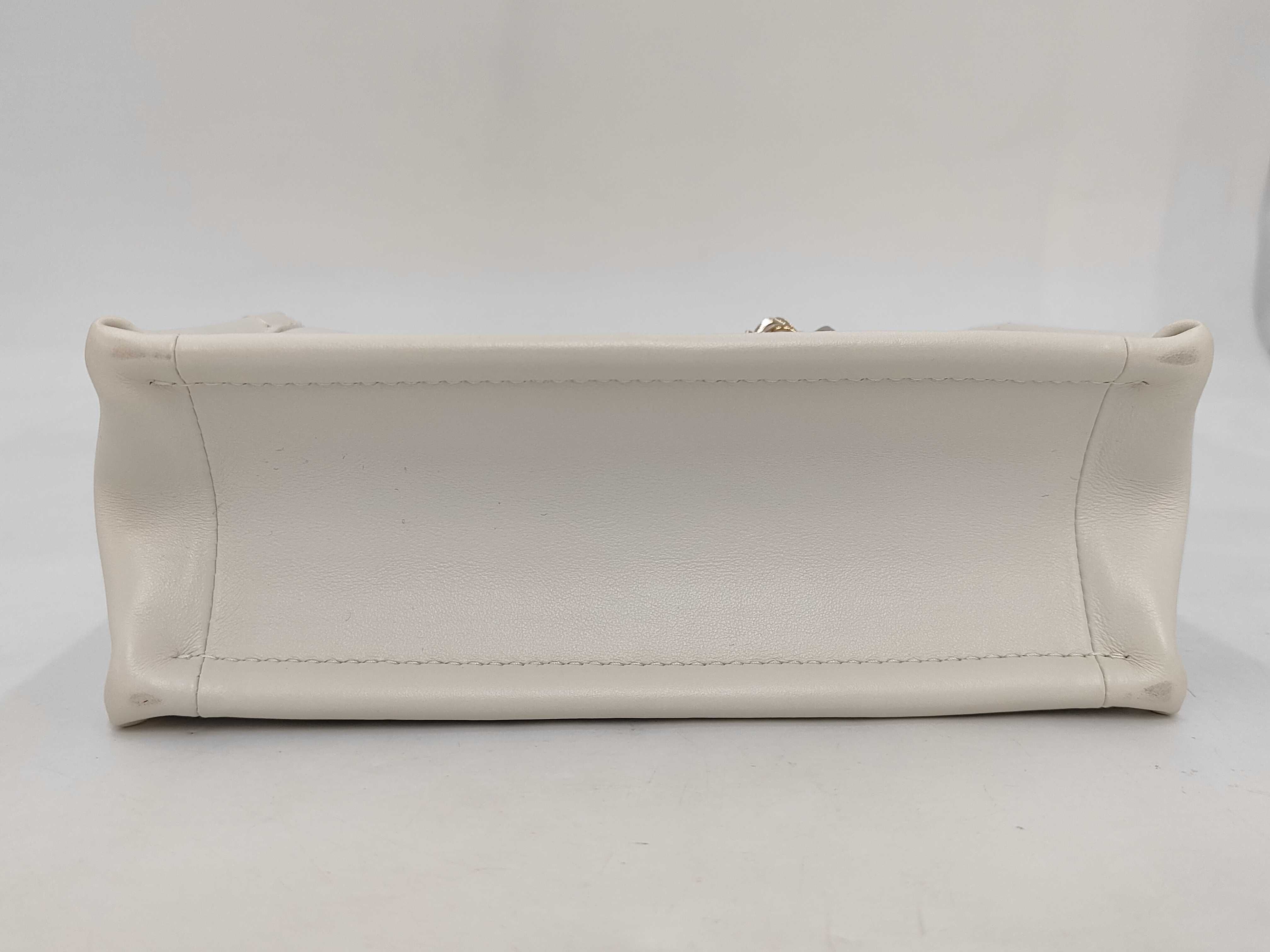 BAG CANNAGE MICRO CALFSKIN BOOK TOTE MINI 2WAY HAND BAG WHITE 62MA-0254 Shoulder Bag — view 5
