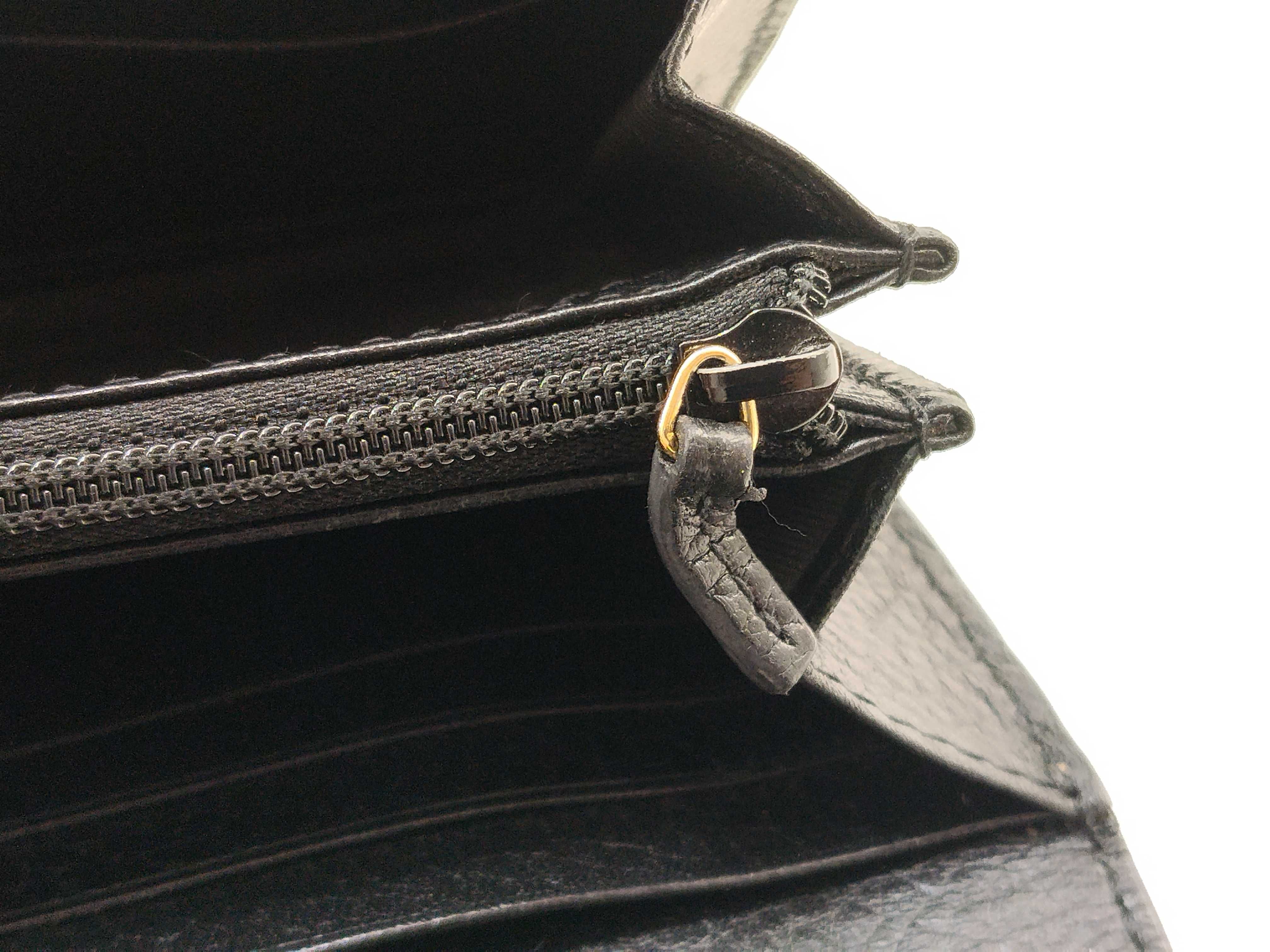 GG Supreme Gucci GG Marmont Black x Beige Long Wallet — view 10