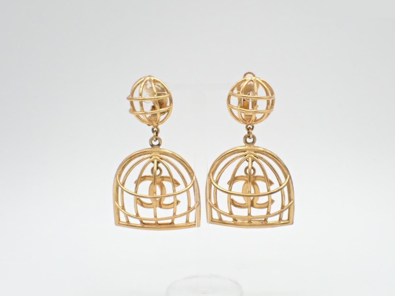 birdcage earrings, Coco Mark, 93A