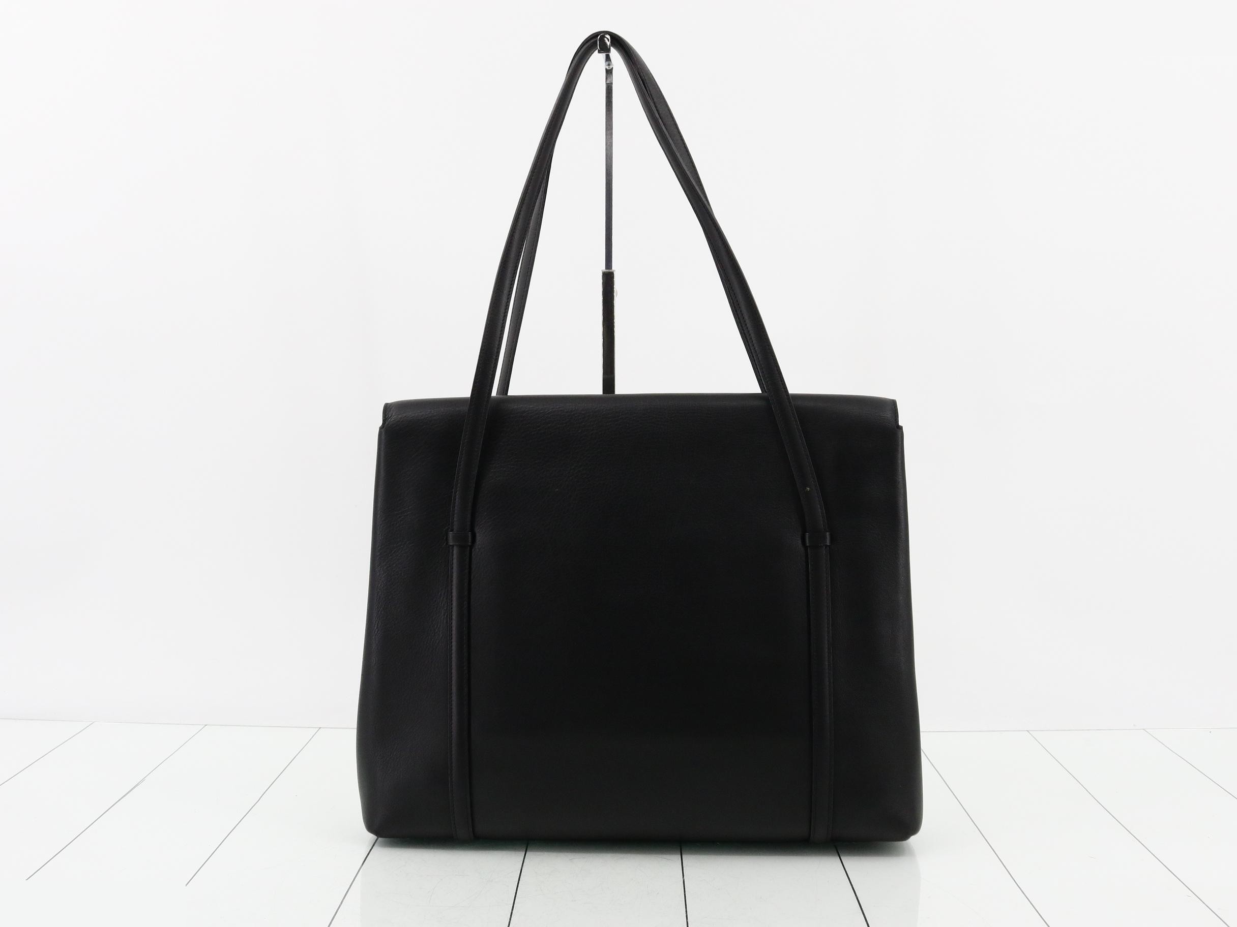 Cabochon tote bag, black, with card and booklet. — view 2