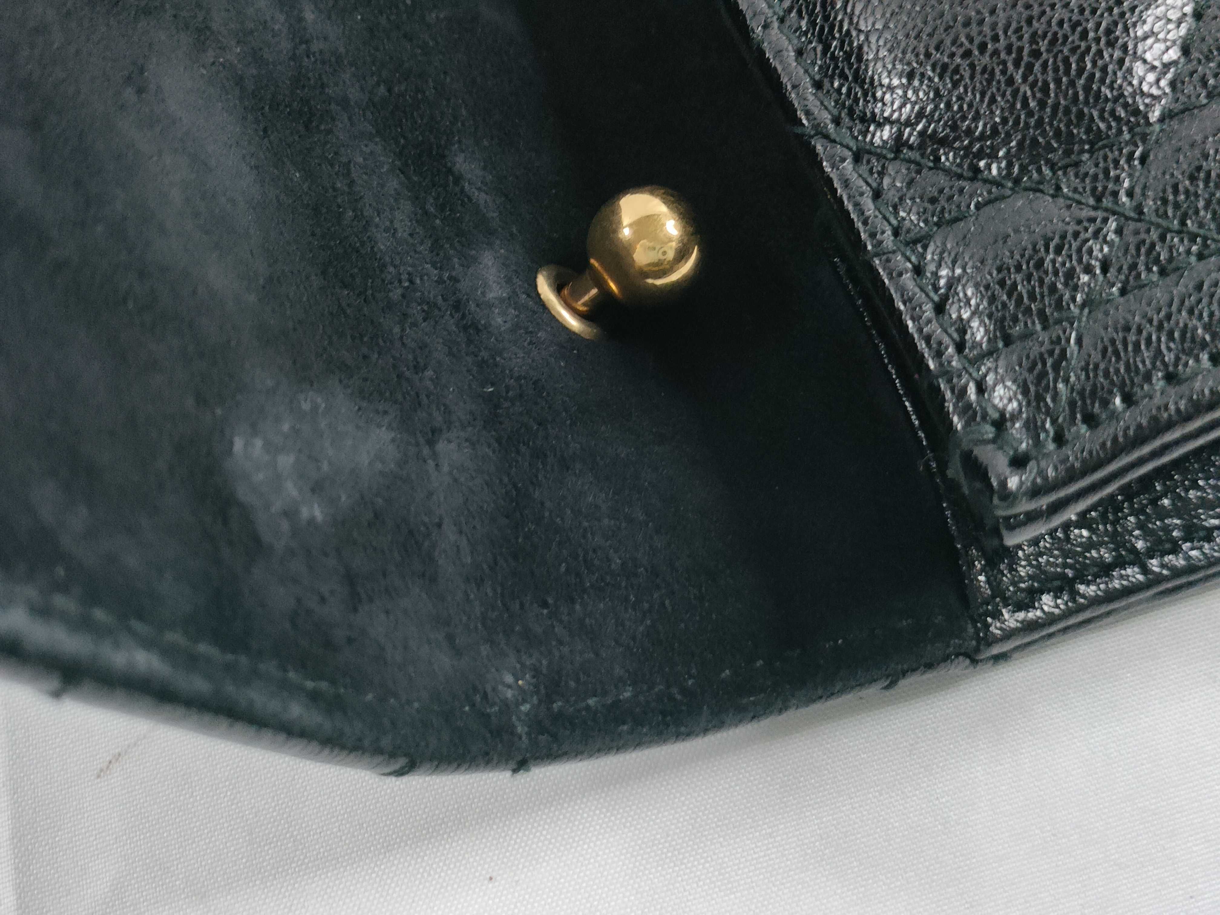 Cannage Shoulder Bag, Leather, 09-BO-0128, Black, with Key/Clochette, B, Black Shoulder Bag — view 8