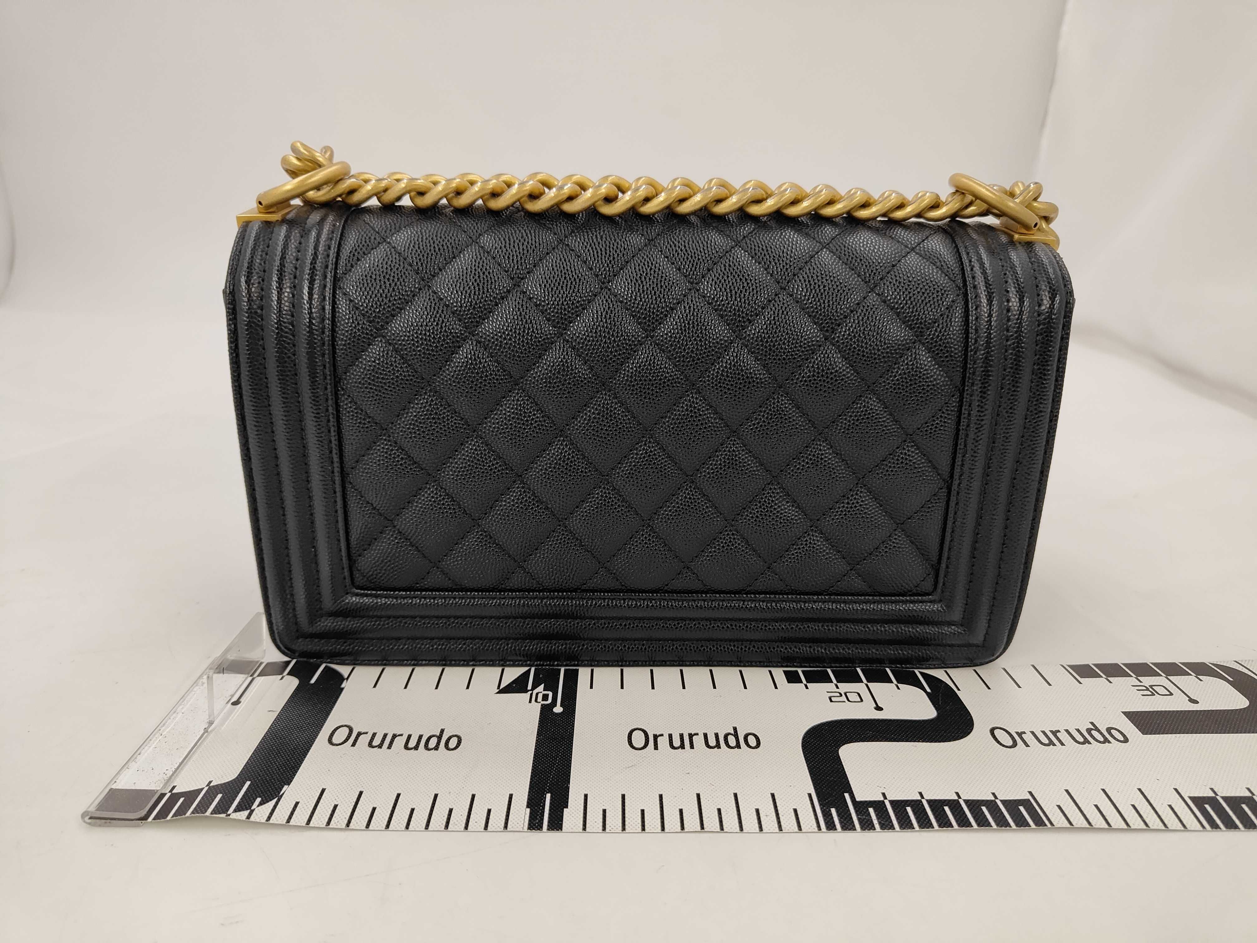Boy Chanel 25 Caviar Skin Shoulder Bag — view 2