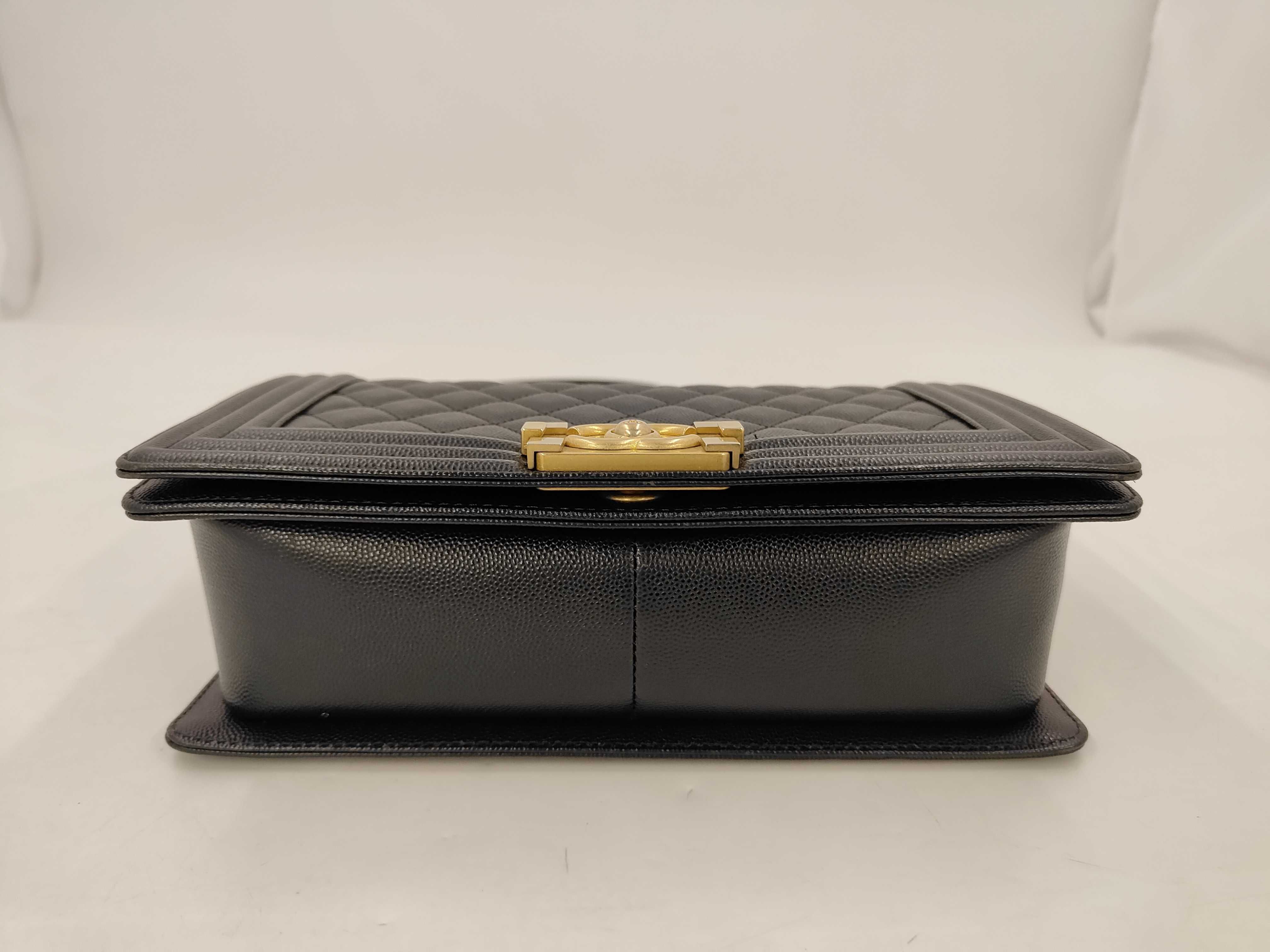 Boy Chanel 25 Caviar Skin Shoulder Bag — view 3