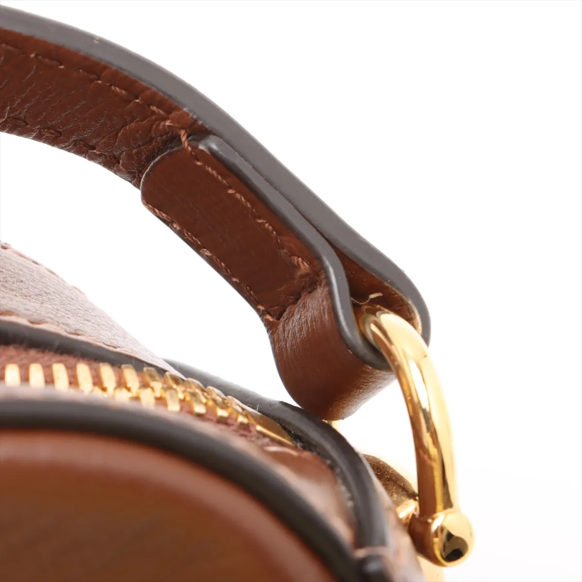 Horsebit 1955 760196 Leather Shoulder Bag Brown — view 12